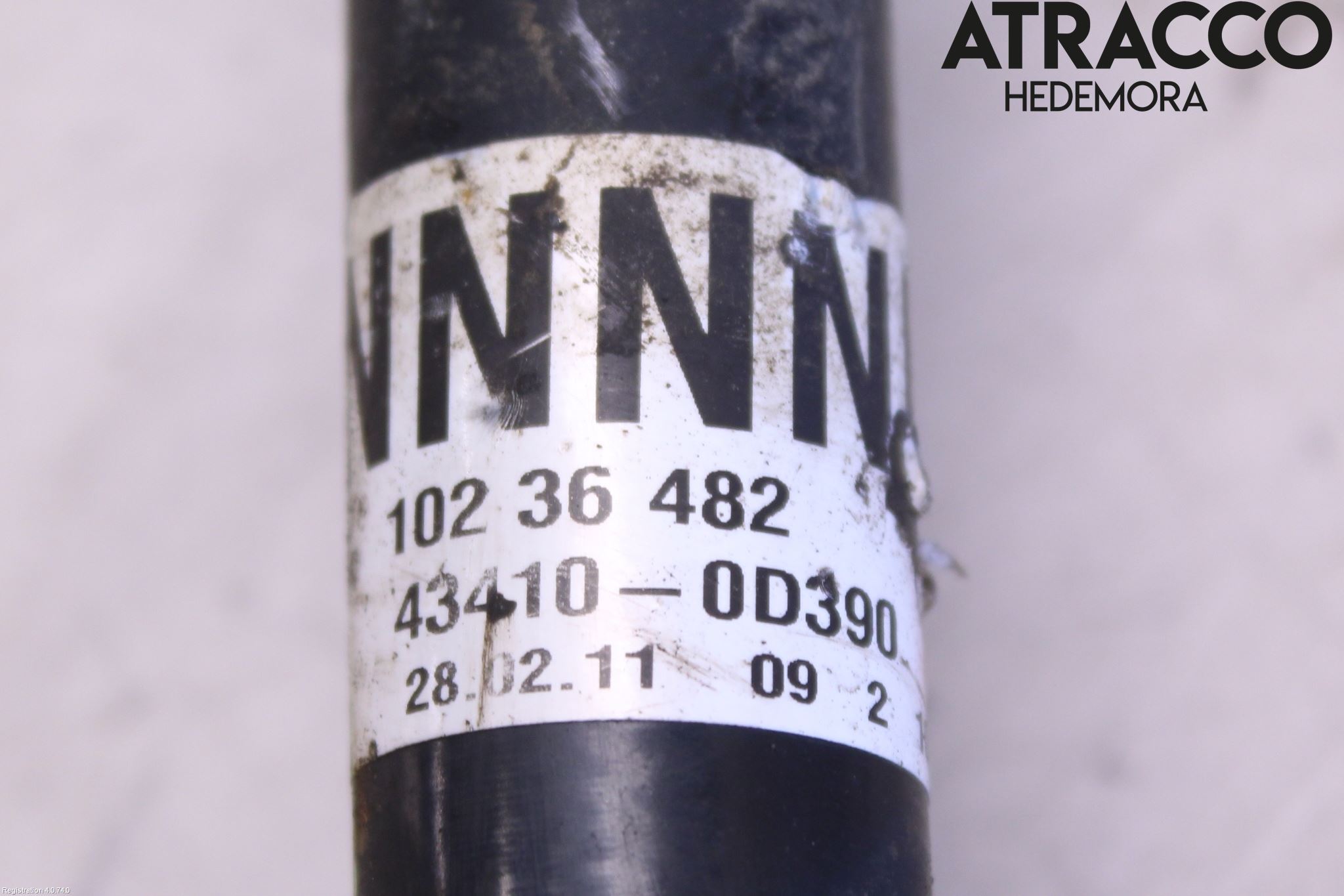 Toyota YARIS XP90 06-11 Drivaxel Fram Höger