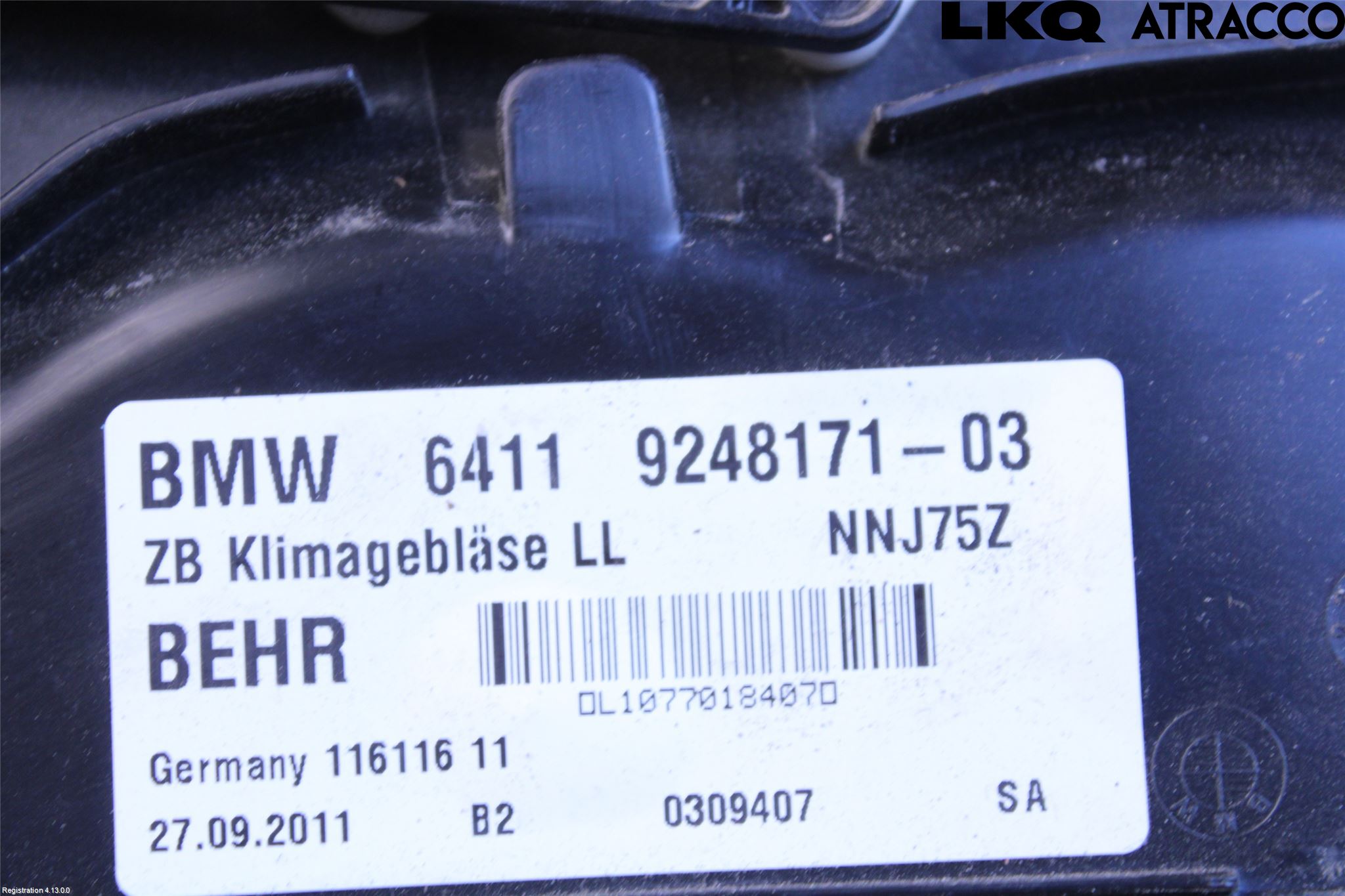 BMW 5 F10/F11/F18 09-17 Ac Värmefläkt