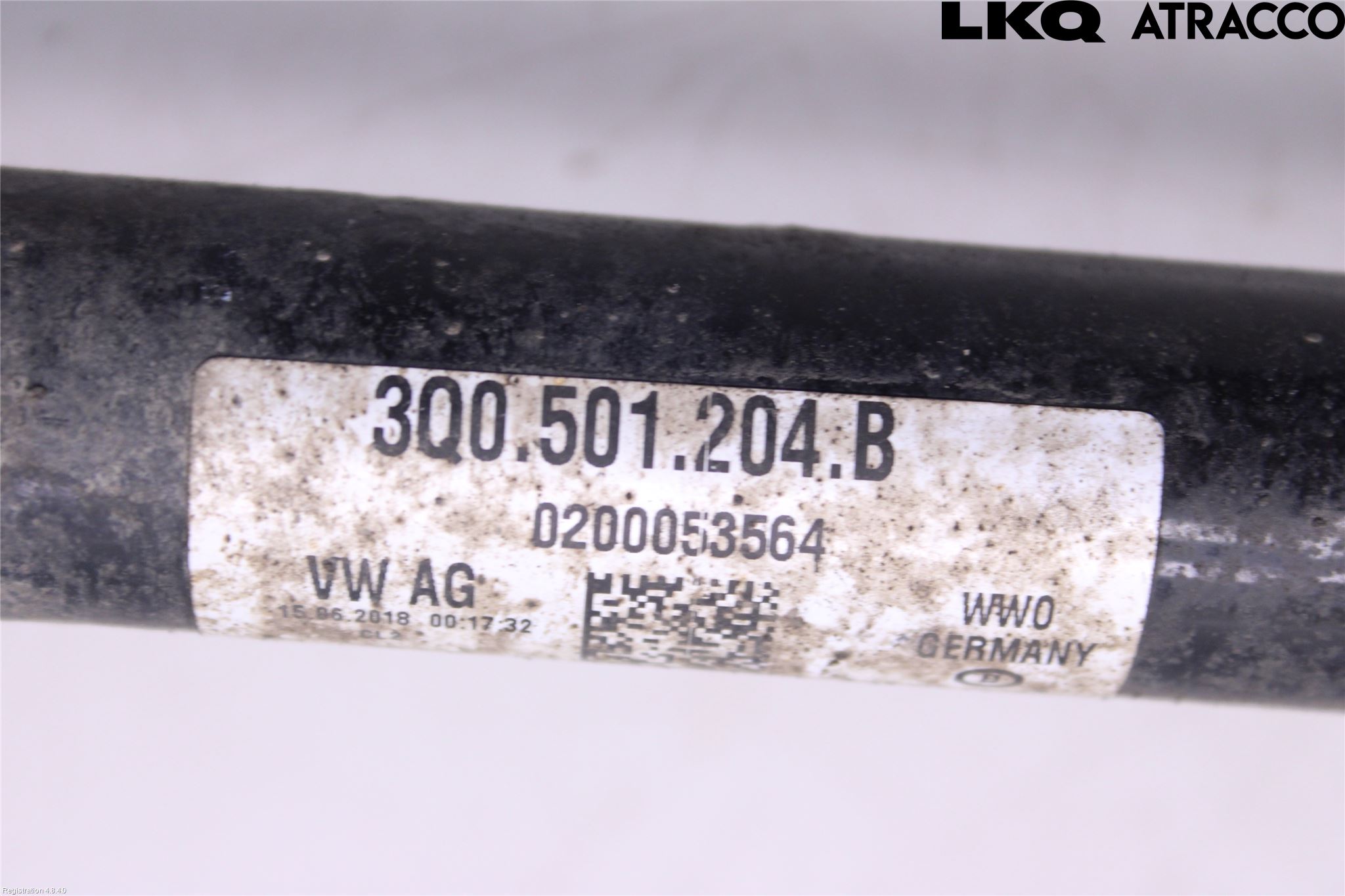 Volkswagen VW TIGUAN 16-24 Drivaxel Bak Höger
