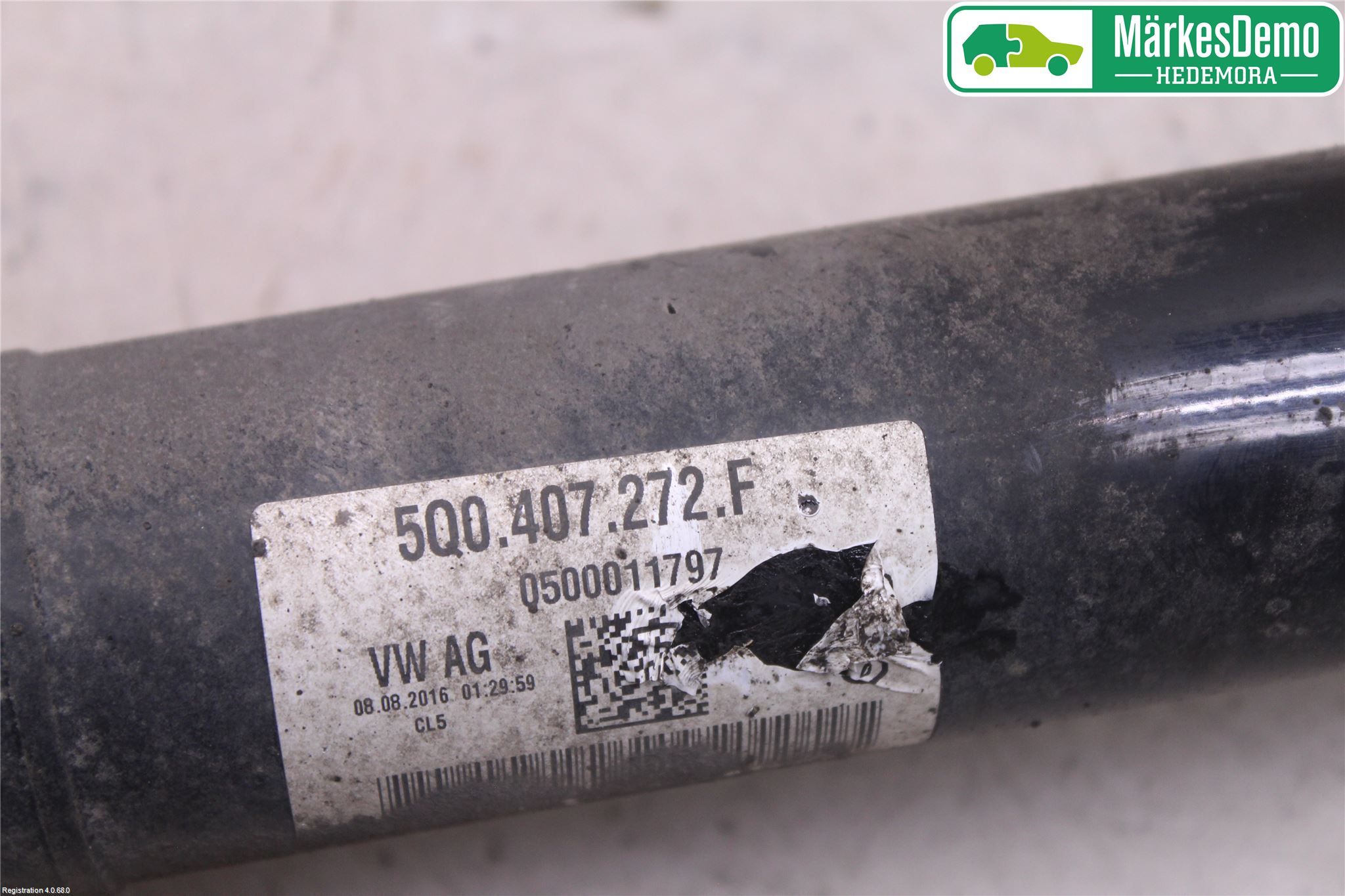 Volkswagen VW GOLF / E-GOLF VII 13-20 Drivaxel Fram Höger