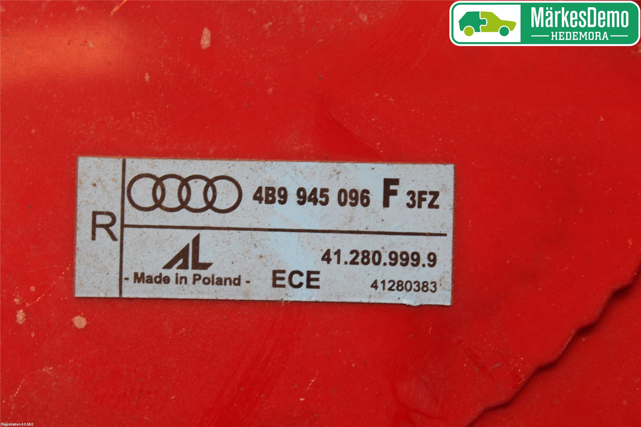 Audi A6/S6     97-05 Bakljus Höger