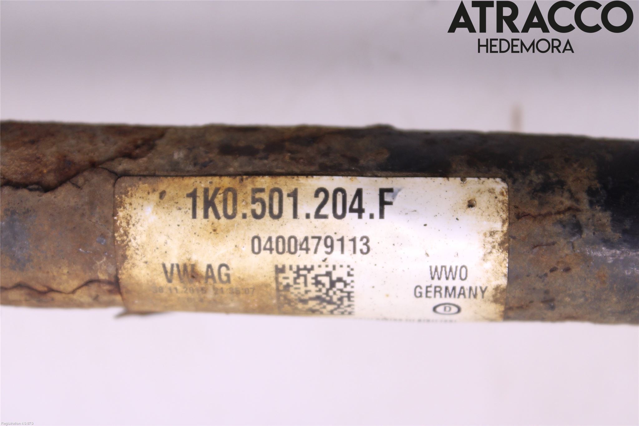 Volkswagen VW TIGUAN 07-16 Drivaxel Bak Höger