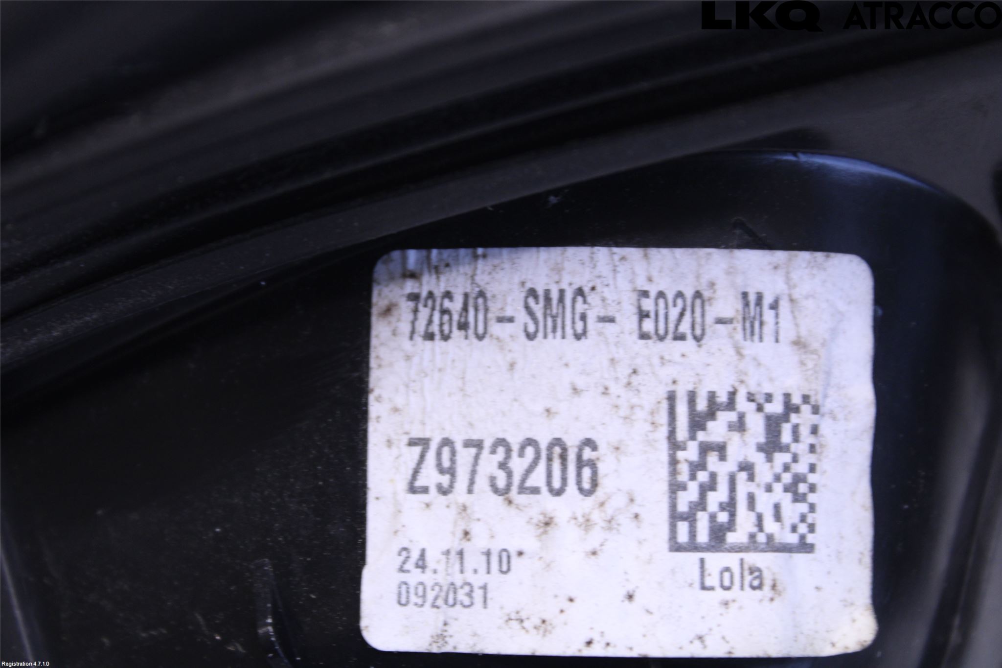 Honda CIVIC 06-11 Dörrhandtag Yttre Hö