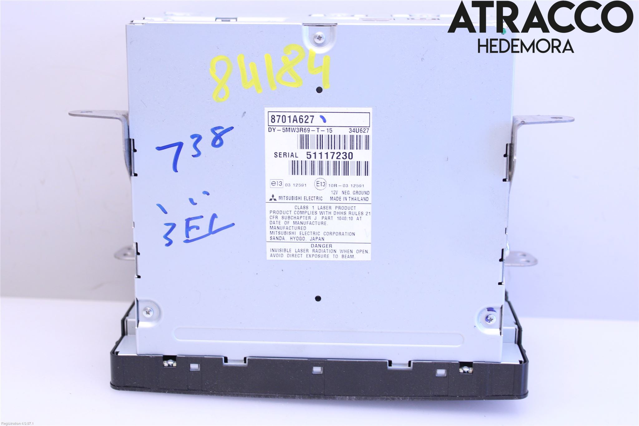 Mitsubishi ASX 10-22 Cd Radio - Multimediapanel
