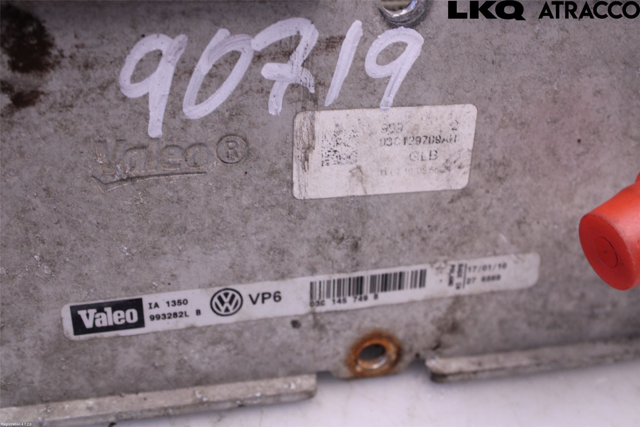 Volkswagen VW GOLF VI 09-13 Laddluft-Intercooler Kyl