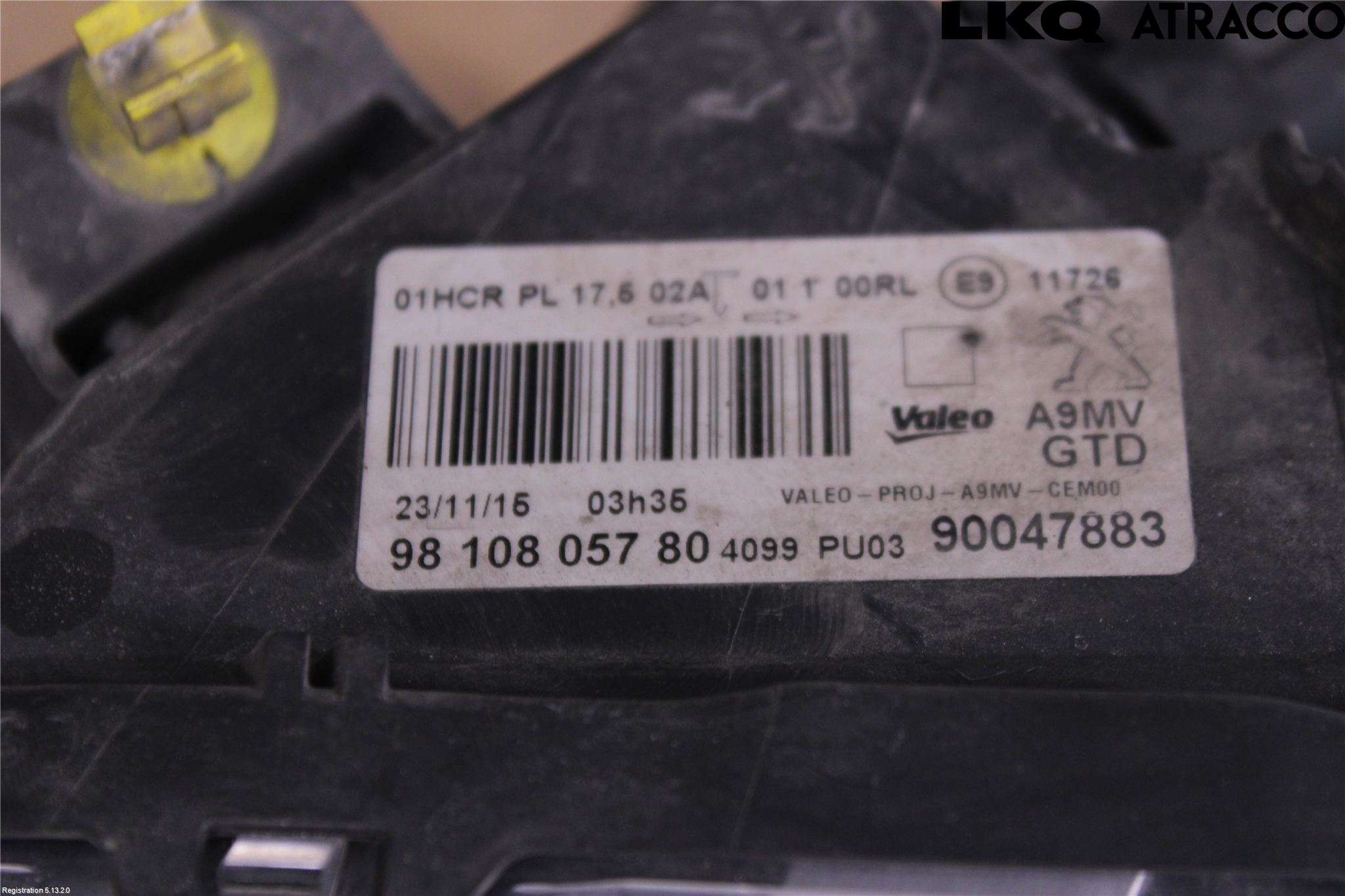 Peugeot PEUGOT 208 16-19 Strålkastare Vänster