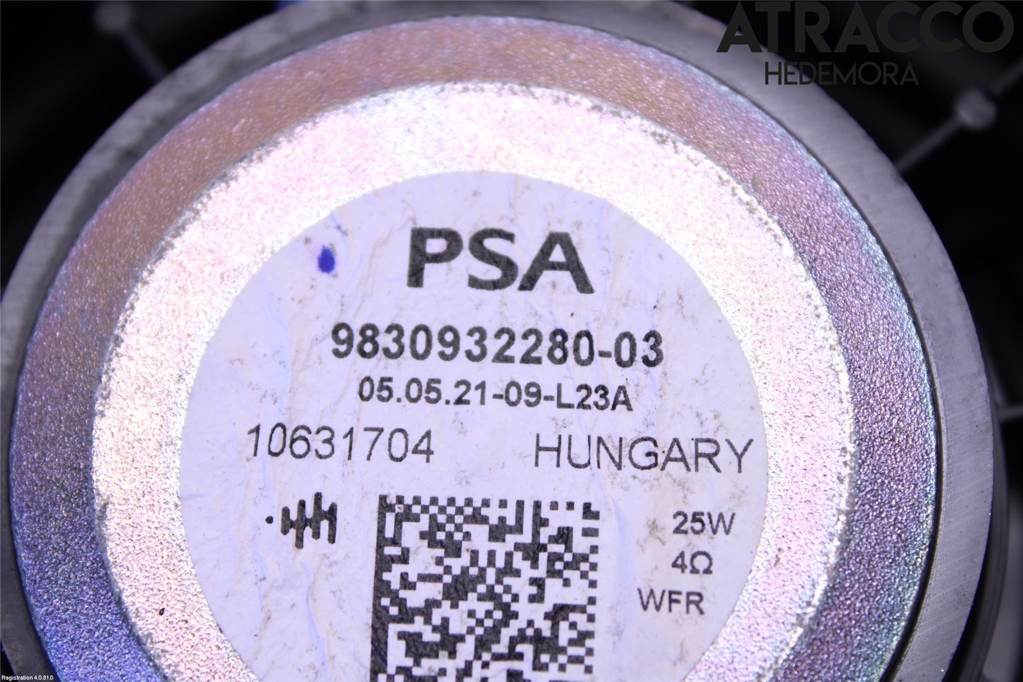 Citroen C4/E-C4 C4X/E-C4X III 21- Högtalare
