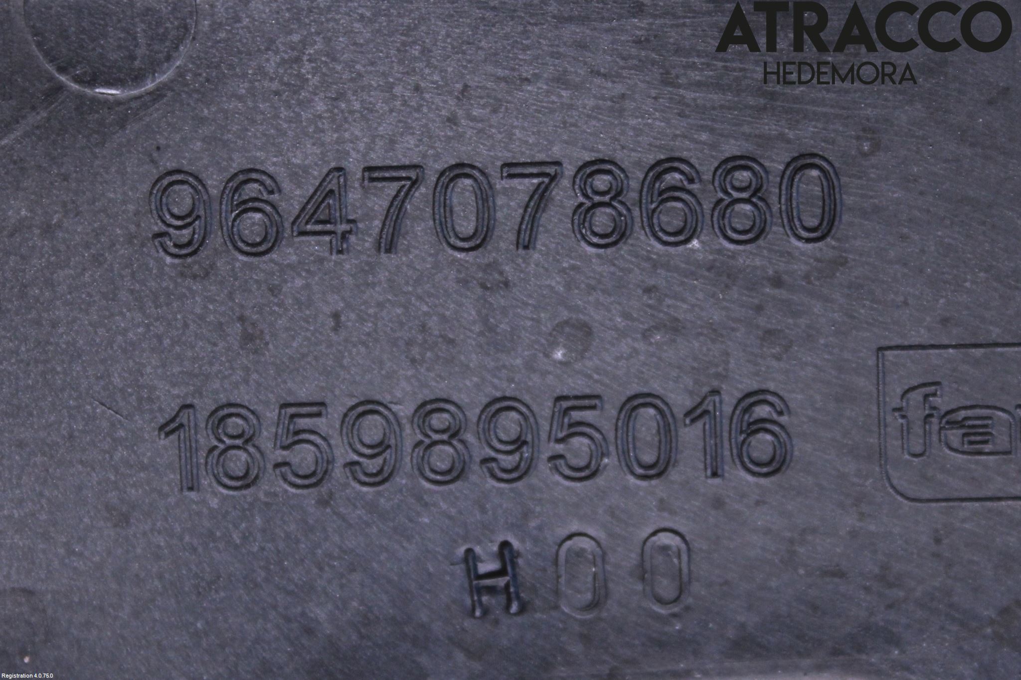 Citroen C6 Stötfångarfäste Bak Hö