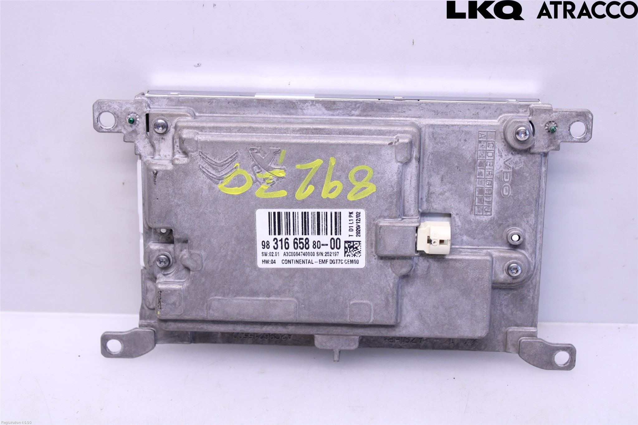 Citroen JUMPY/E-JUMPY 16- Multifunktionsdisplay