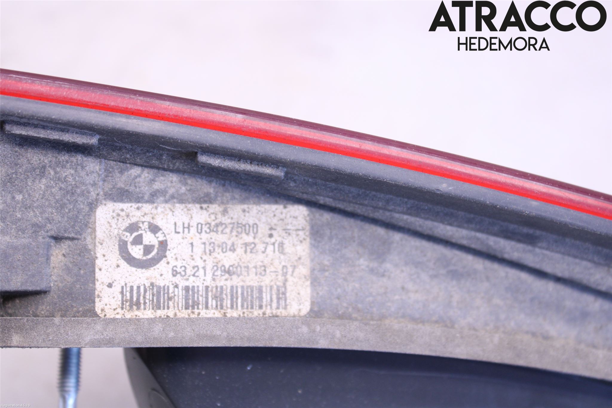 BMW X1 E84 10-15 Bakljus Lucka Vä