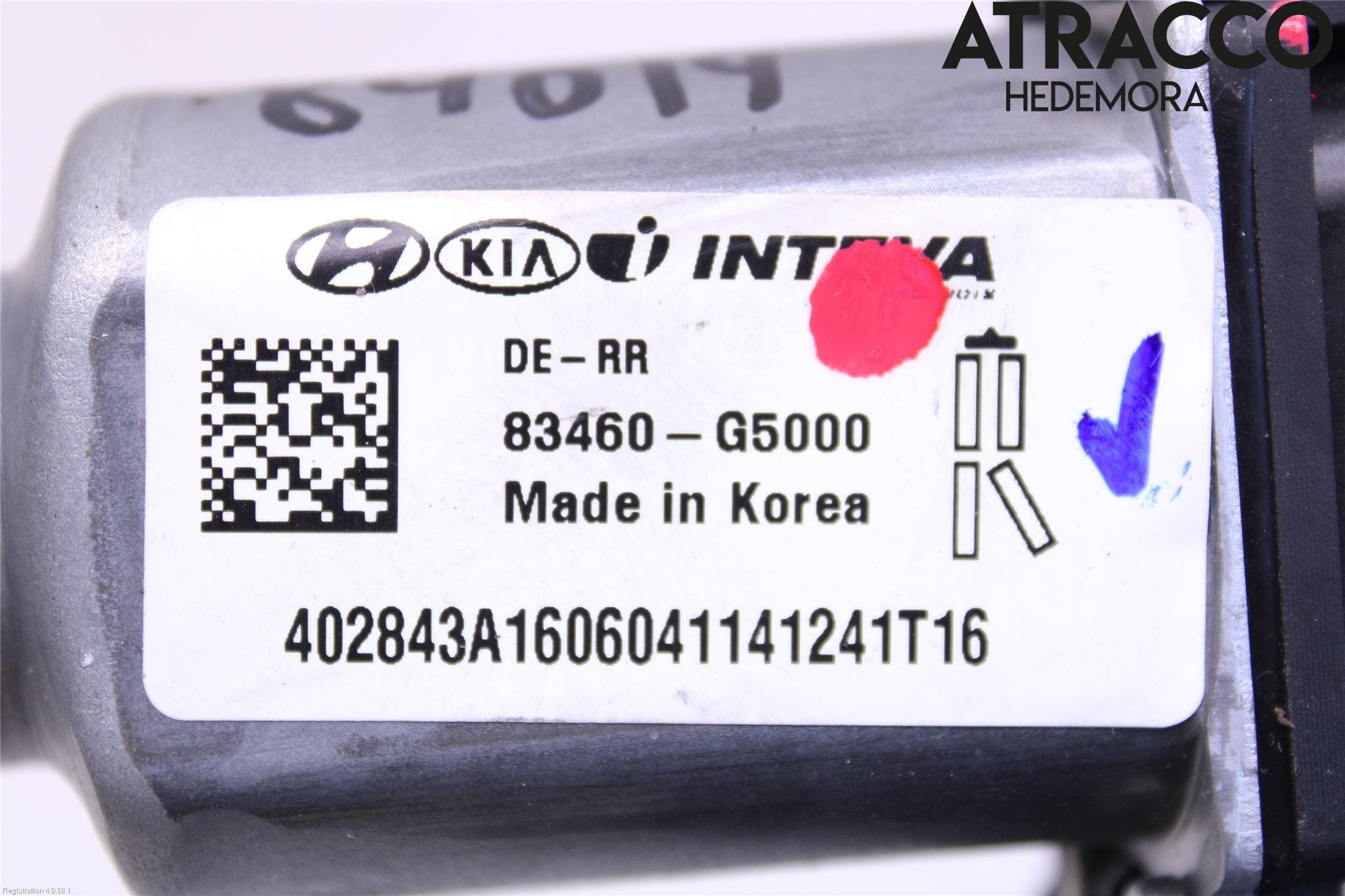 Kia NIRO (DE) 17-22 Fönsterhissmotor