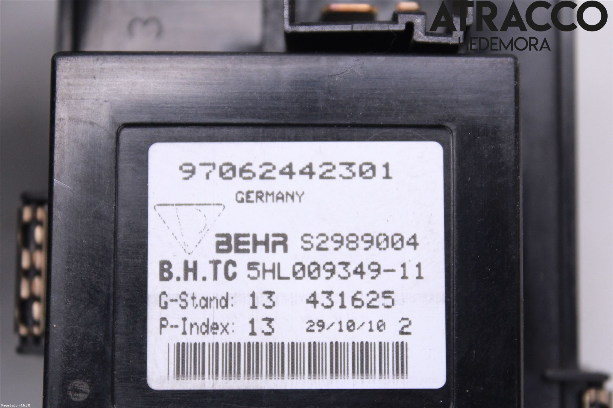 Porsche PANAMERA 09- Värmefläktsmotstånd