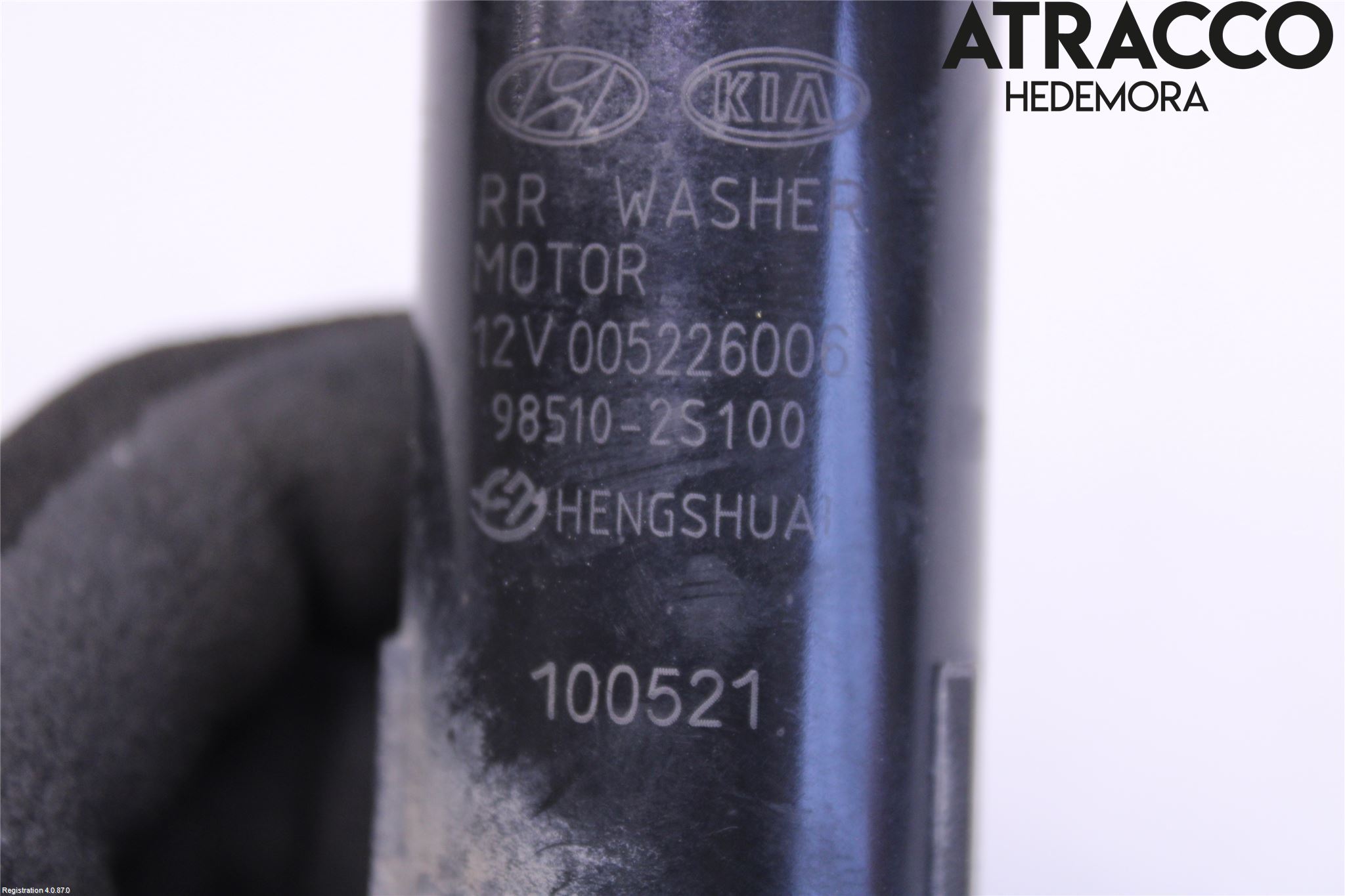 Kia SPORTAGE (SL) 11-15 Spolarpump Baklucka