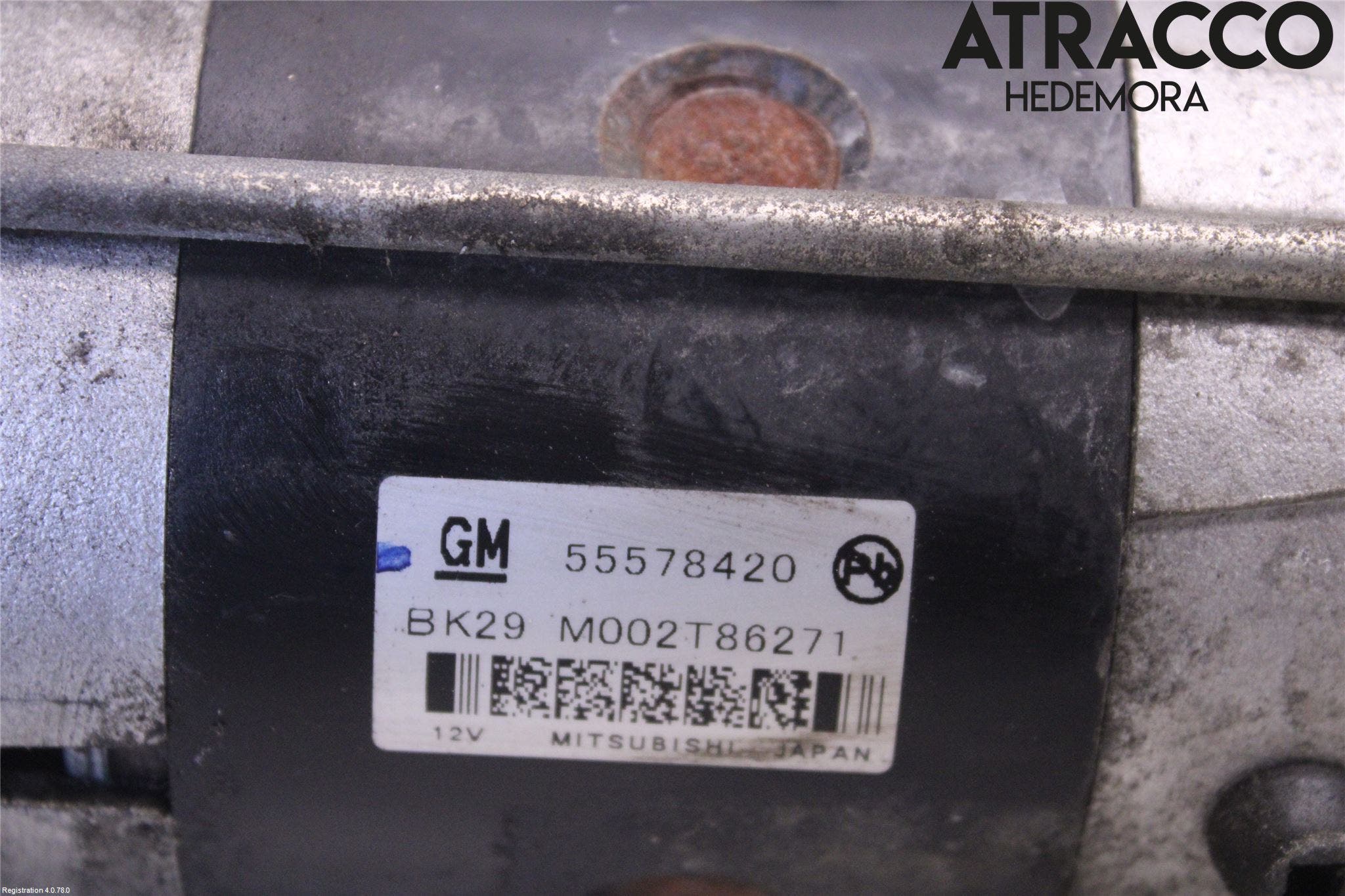 Opel ASTRA J 10-15 Startmotor Diesel