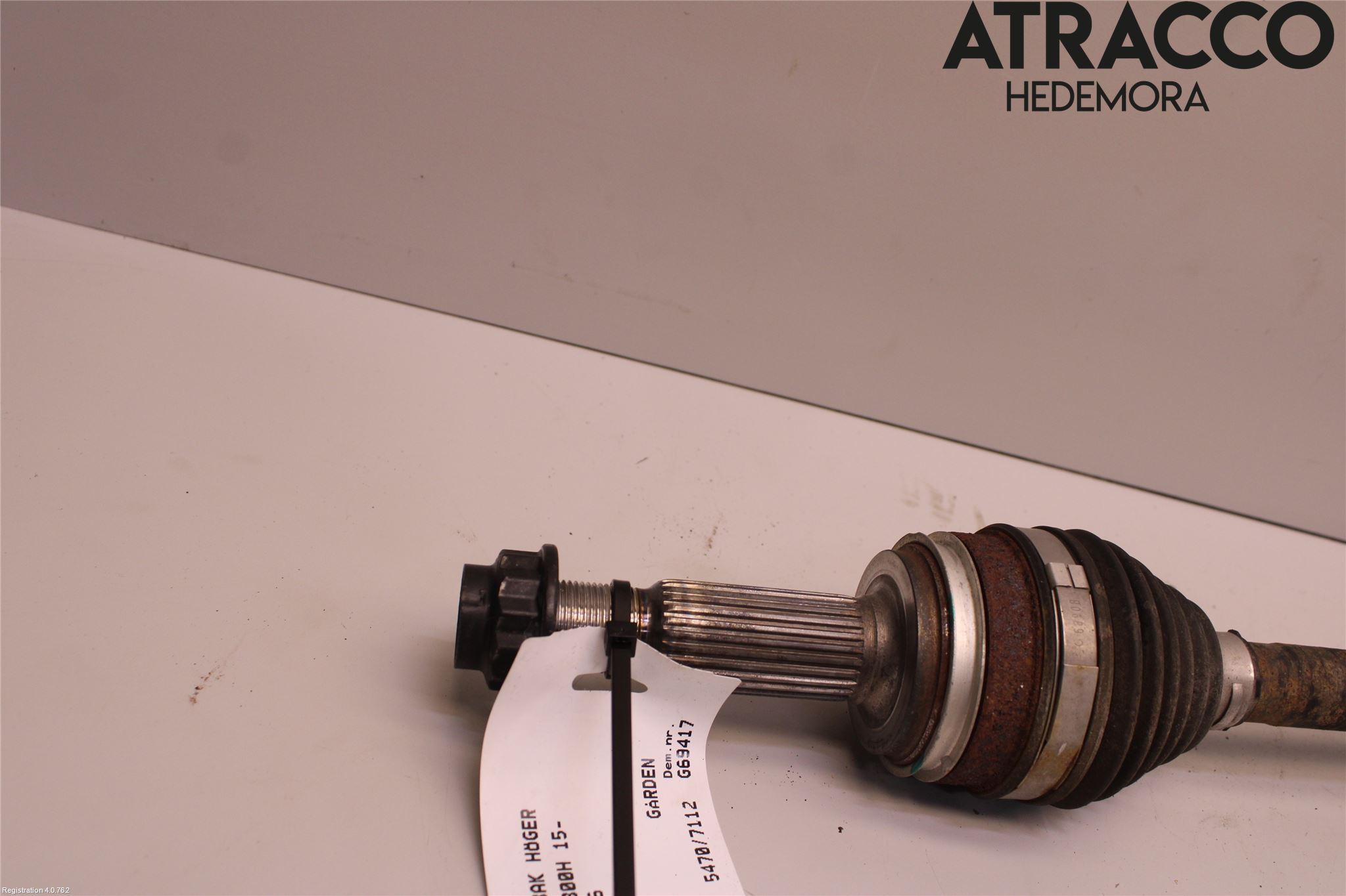 Lexus NX 300h 15-21 Drivaxel Bak Höger