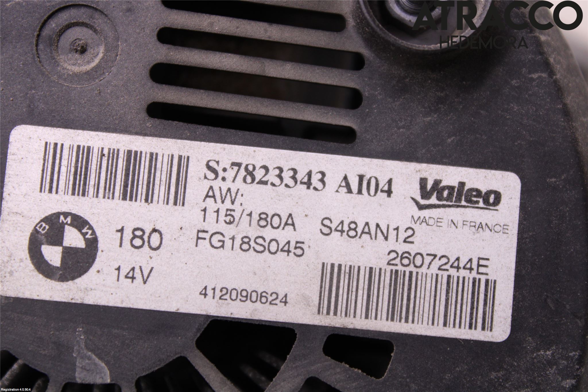 BMW 3 F30/F31/F80 12-19 Generator