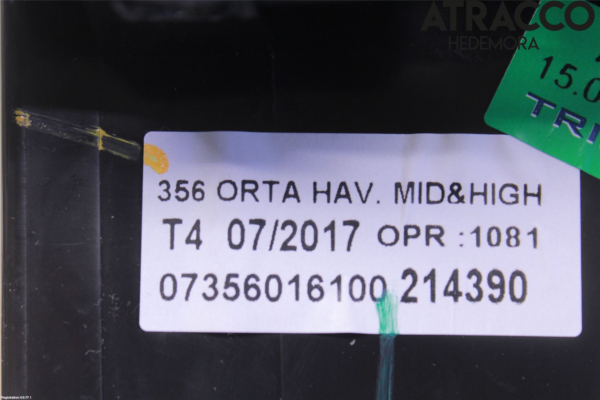 Fiat TIPO/CROSS 16- Defrosterkanal-Munstycke