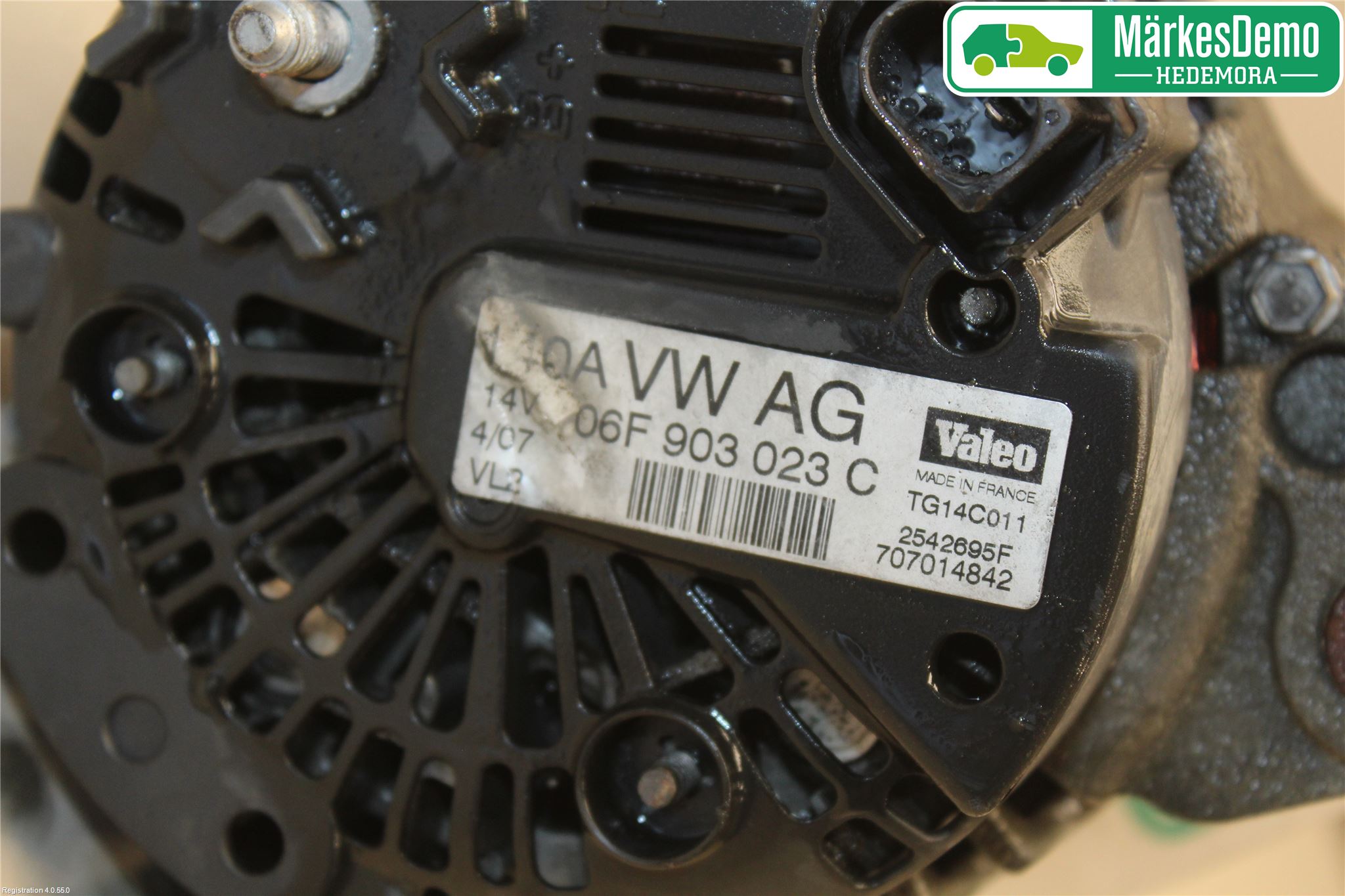 Volkswagen VW EOS  06-10 Generator