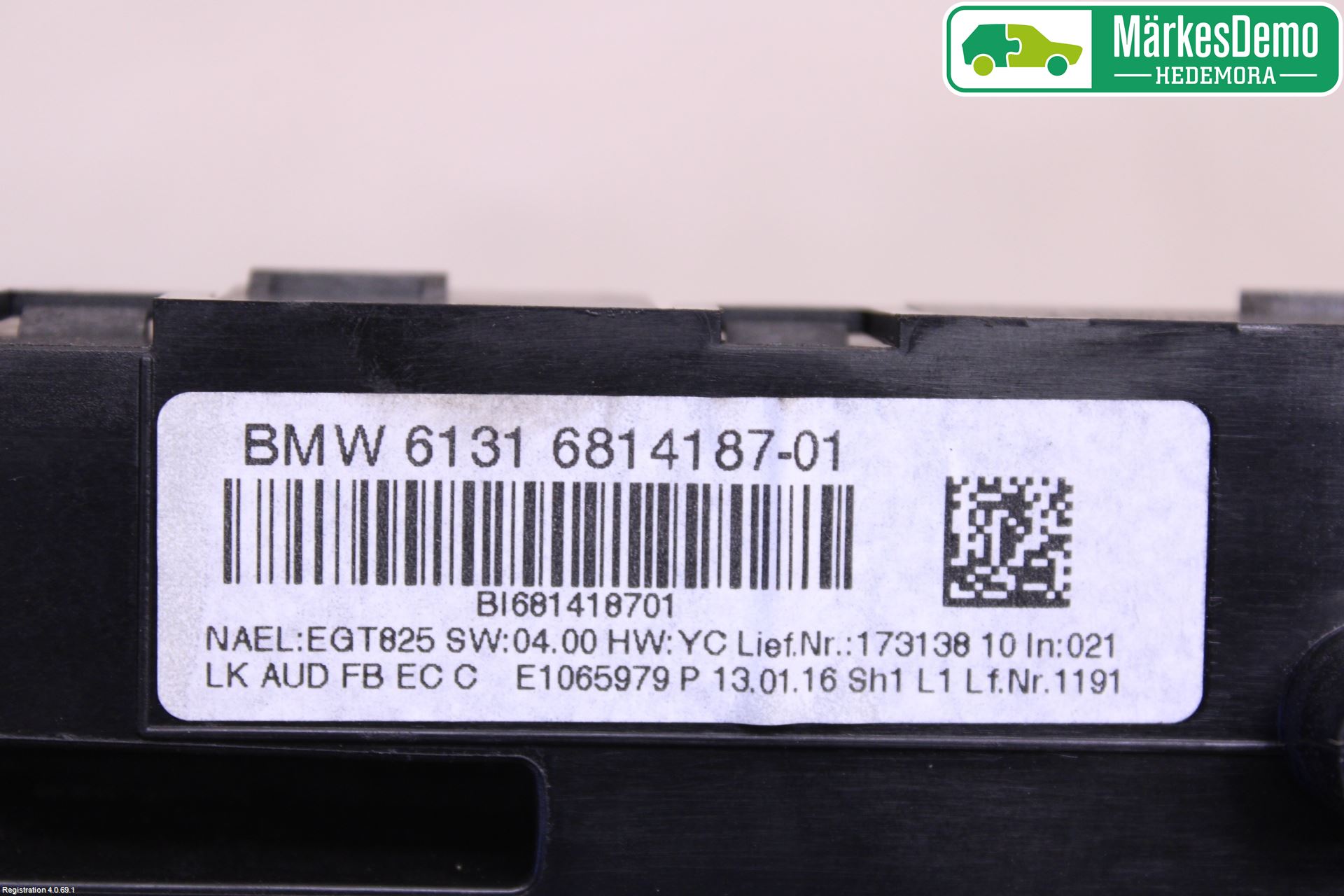 BMW 3 F30/F31/F80 12-19 Cd Radio - Multimediapanel