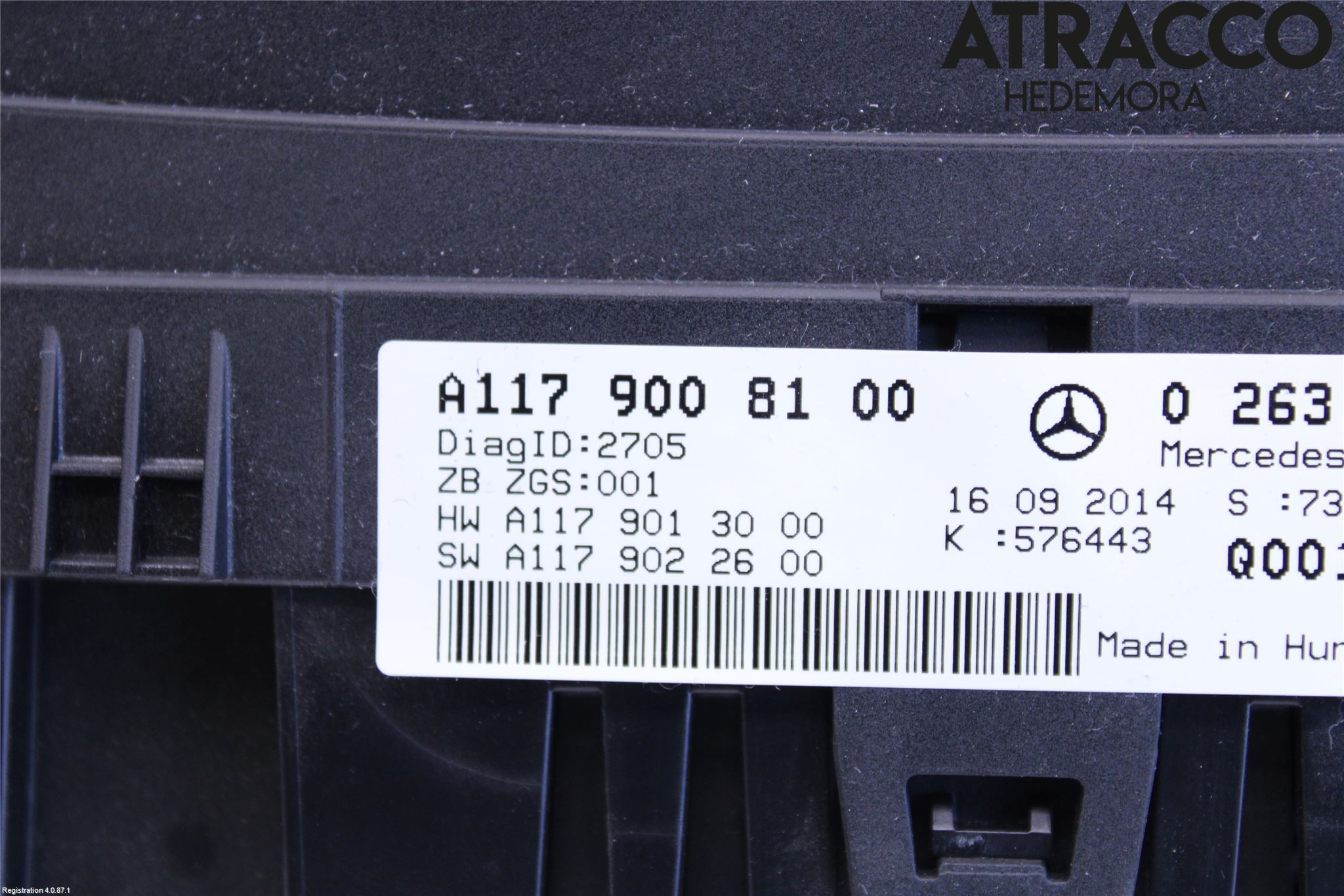 Mercedes-Benz MB CLA-KLASS (C117/X117) 13-19 Instrument Komb