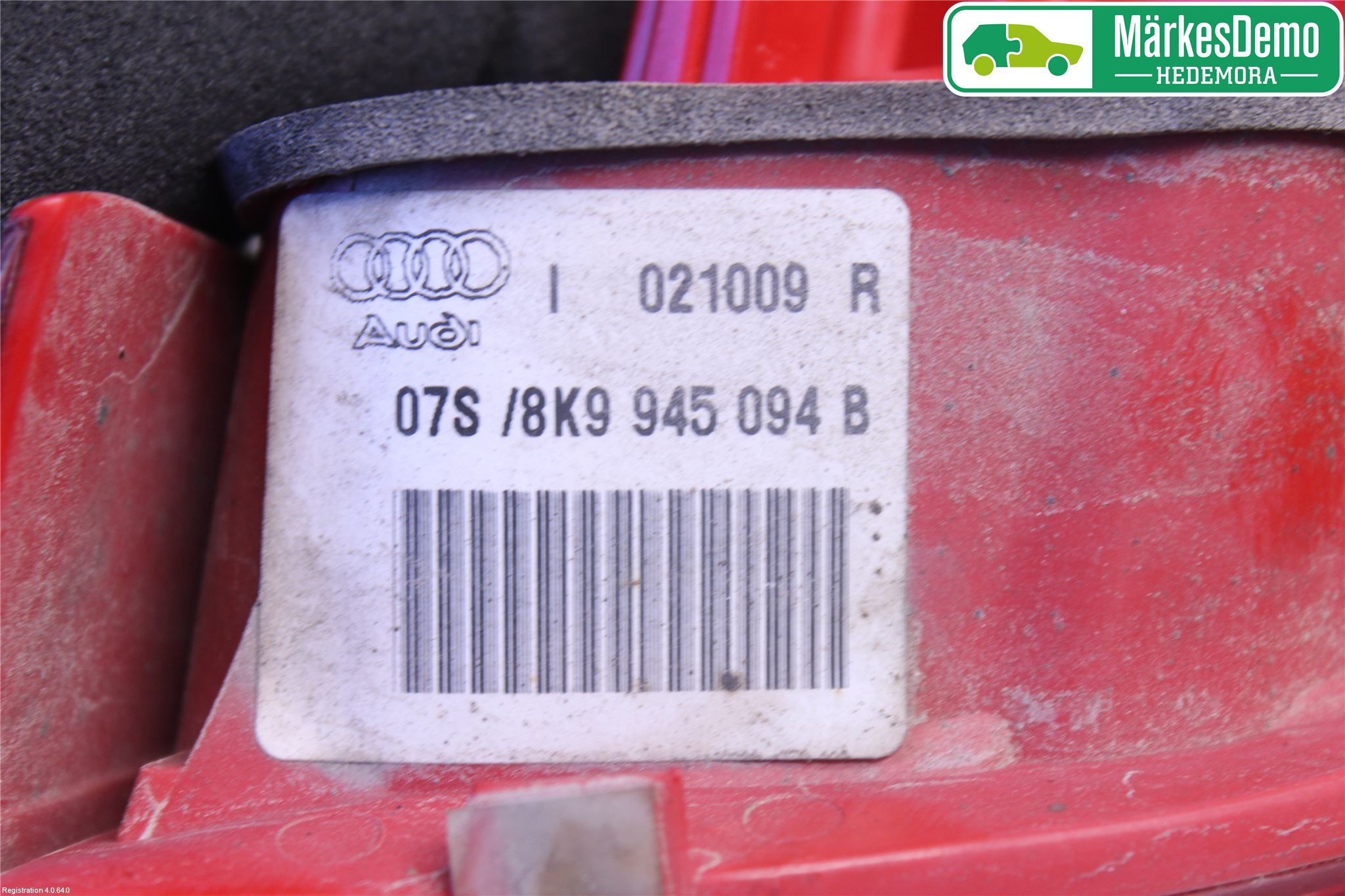 Audi A4 ALLROAD 09-16 Bakljus Lucka Hö