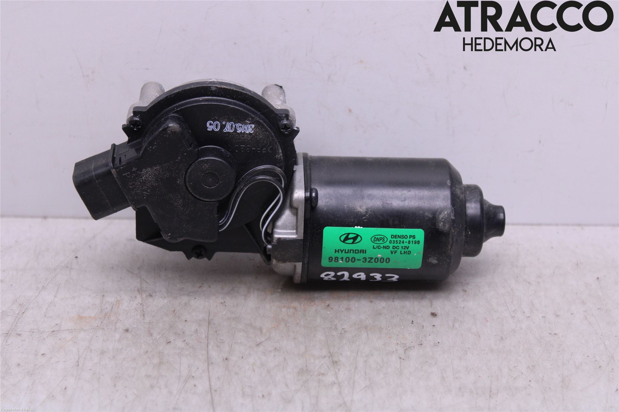 Hyundai i40 16-18 Torkarmotor Vindruta