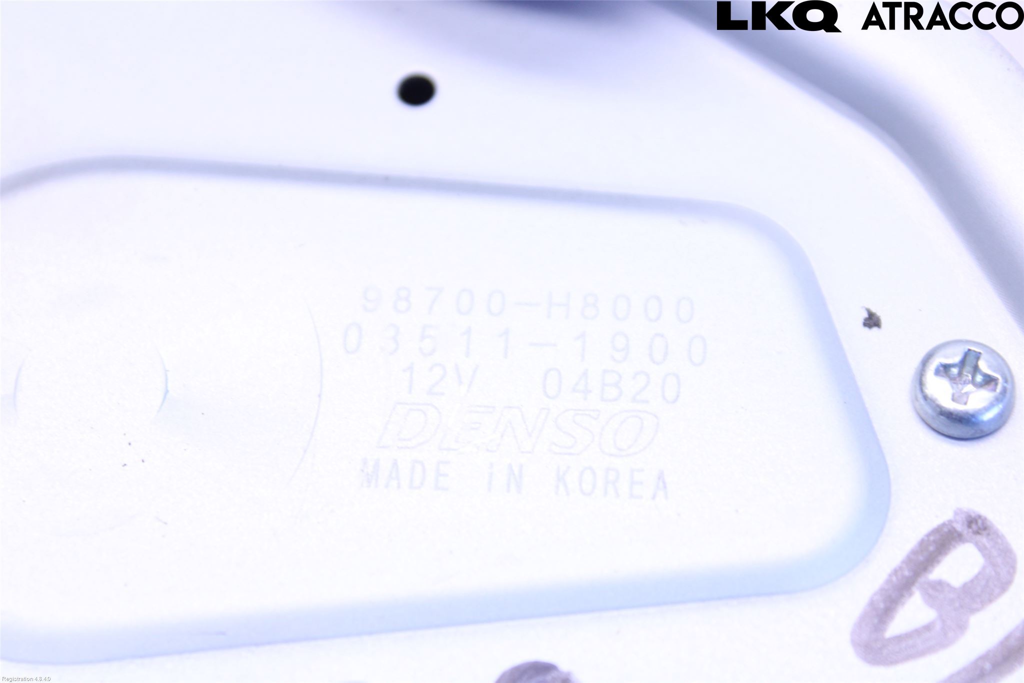 Kia RIO 17- Torkarmotor Baklucka