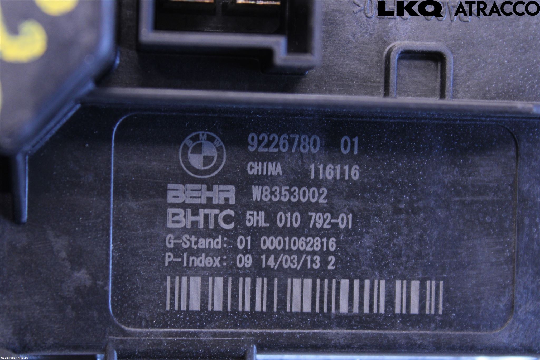 BMW 5 F10/F11/F18 09-17 Värmefläktsmotstånd