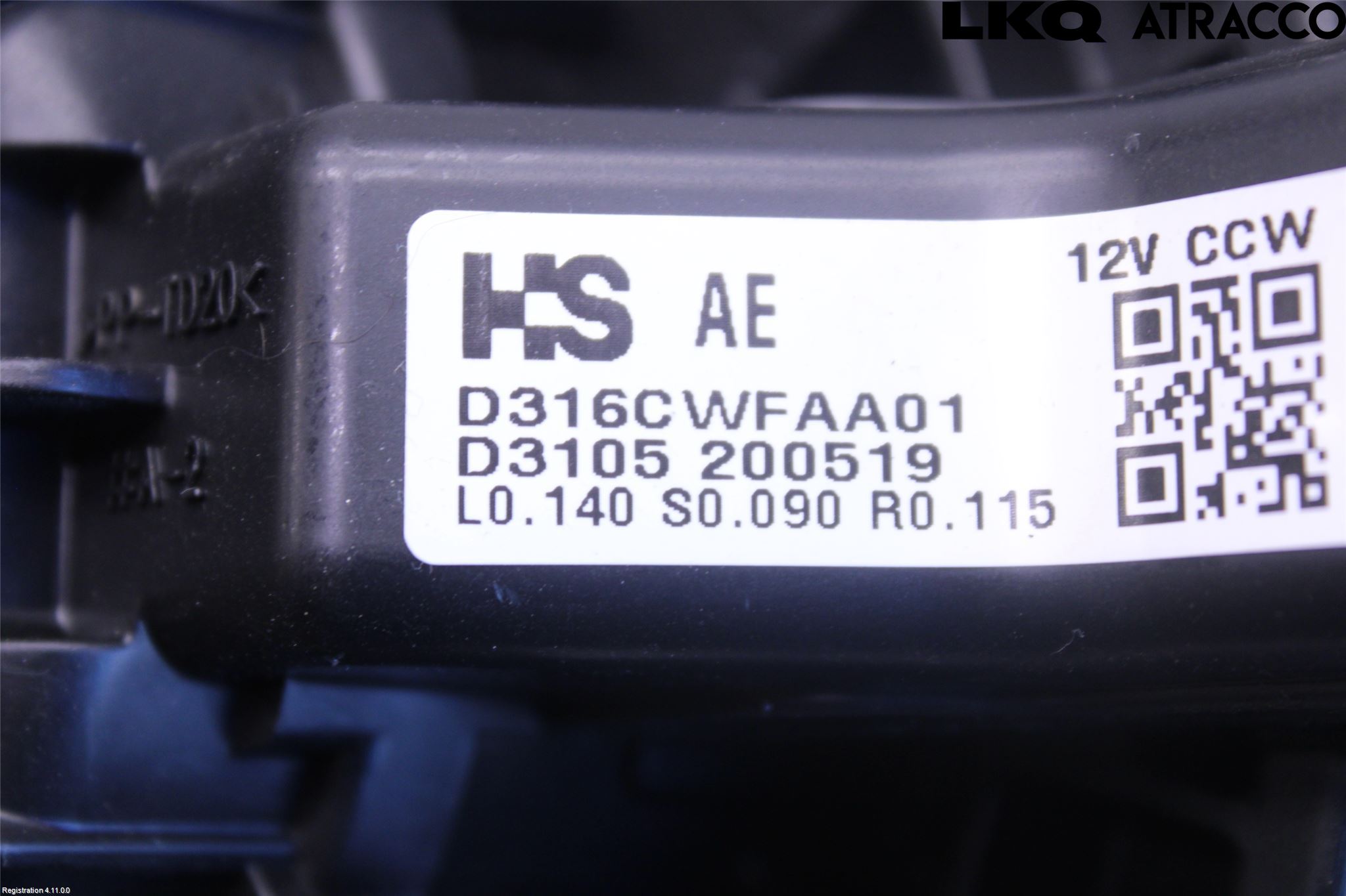 Kia NIRO (DE) 17-22 Ac Värmefläkt