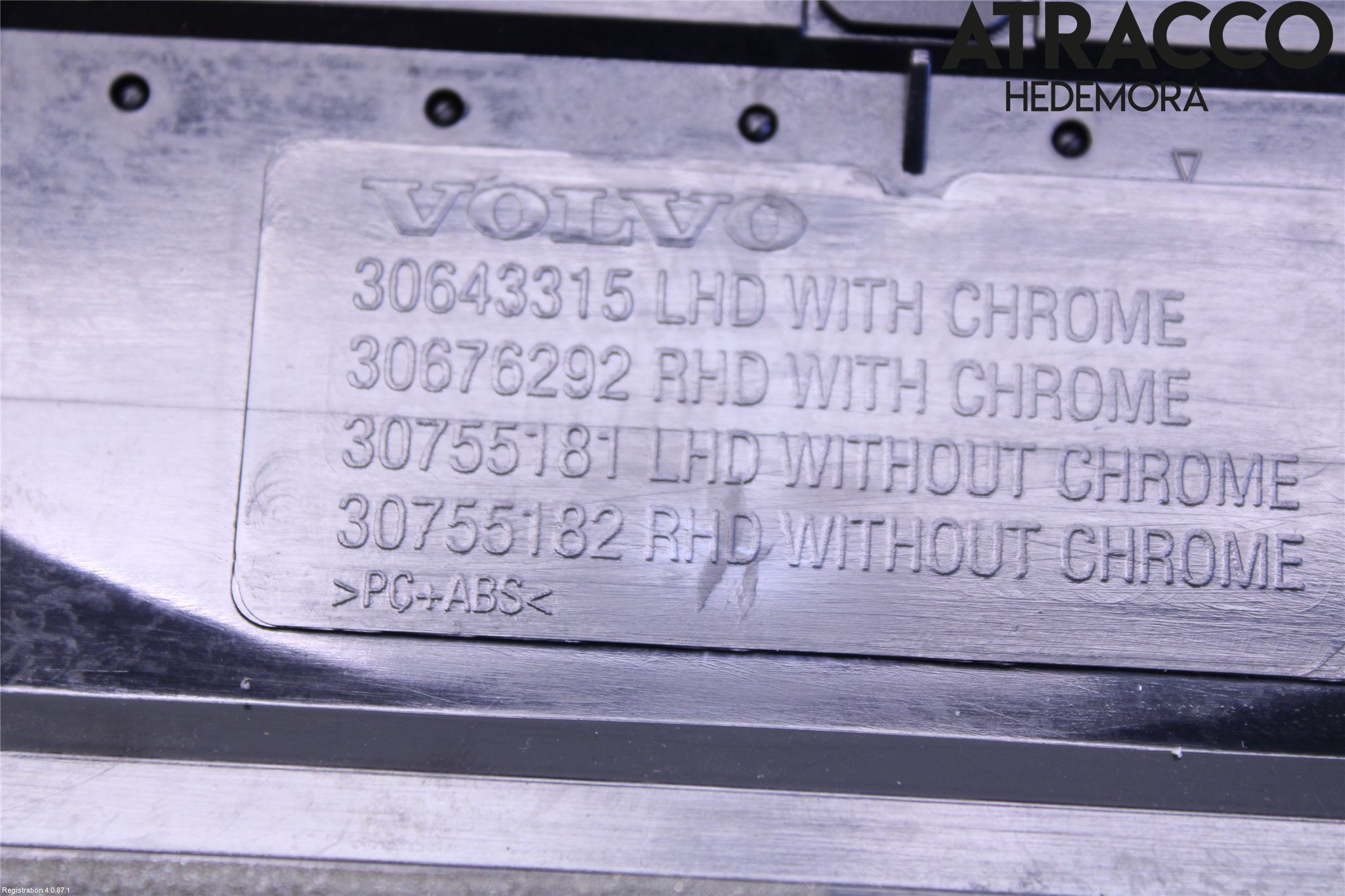 Volvo XC70 08-13 Defrosterkanal-Munstycke