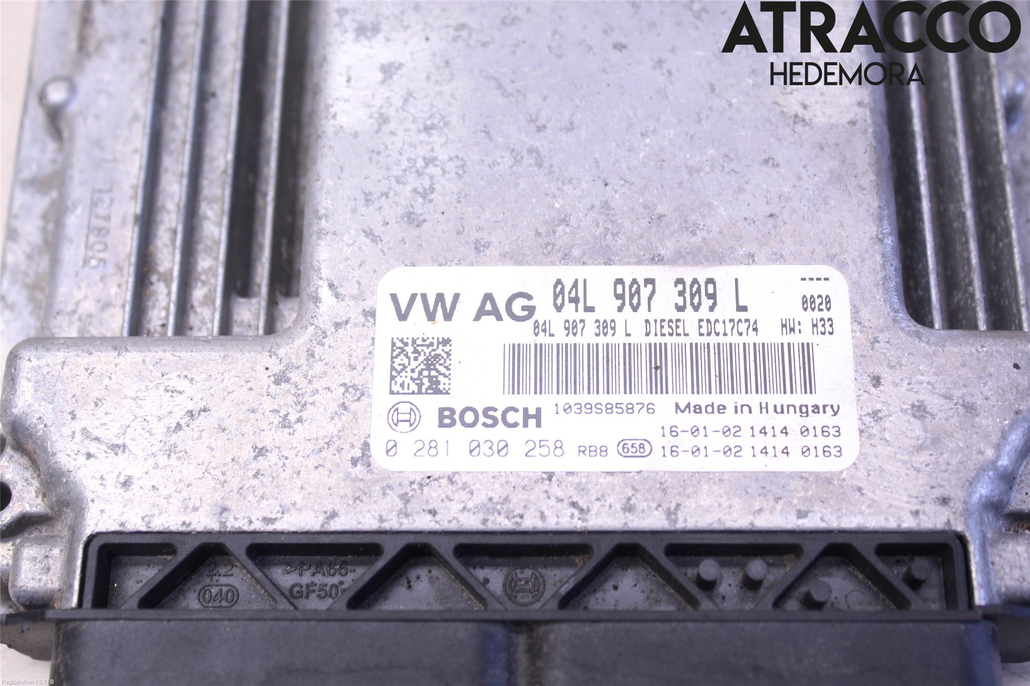 Audi A4/S4 B9 16-19 Styrenhet Insprut Bensin