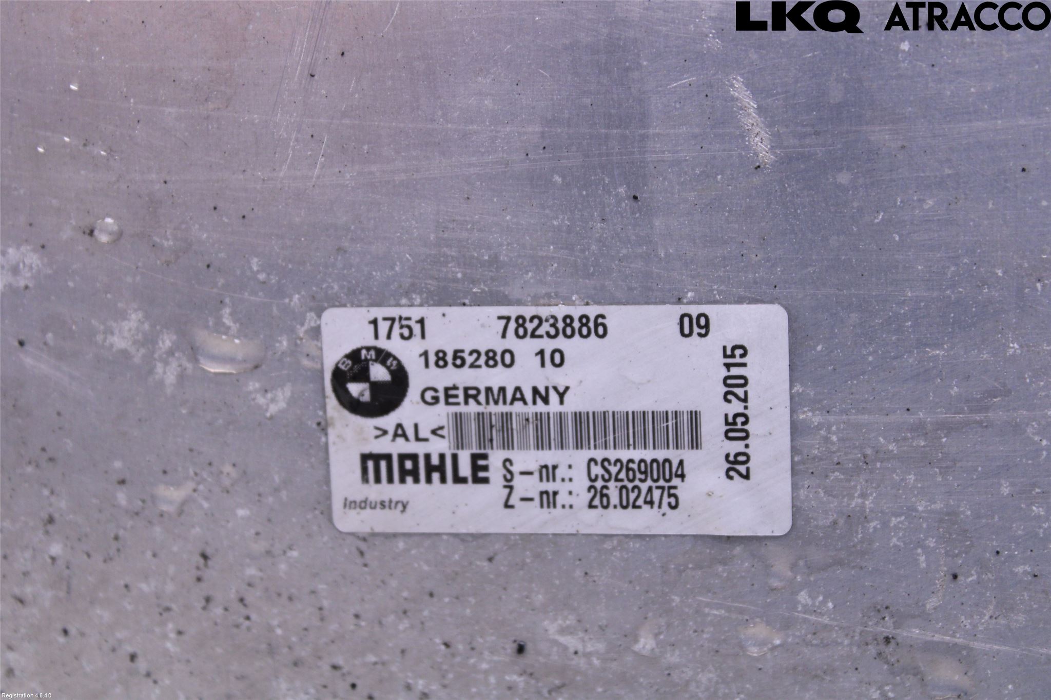 BMW X5 F15 13-18 Laddluft-Intercooler Kyl