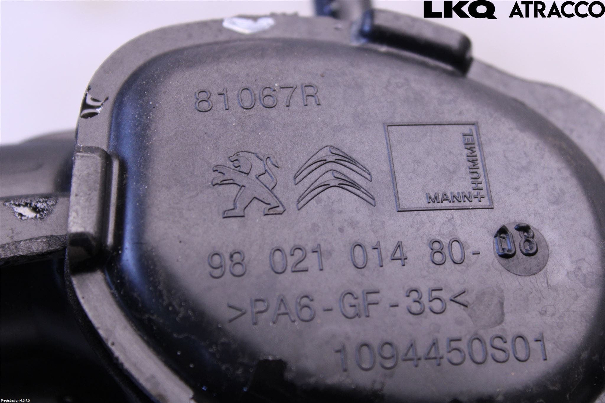 Peugeot 308 14-21 Grenrör Insug