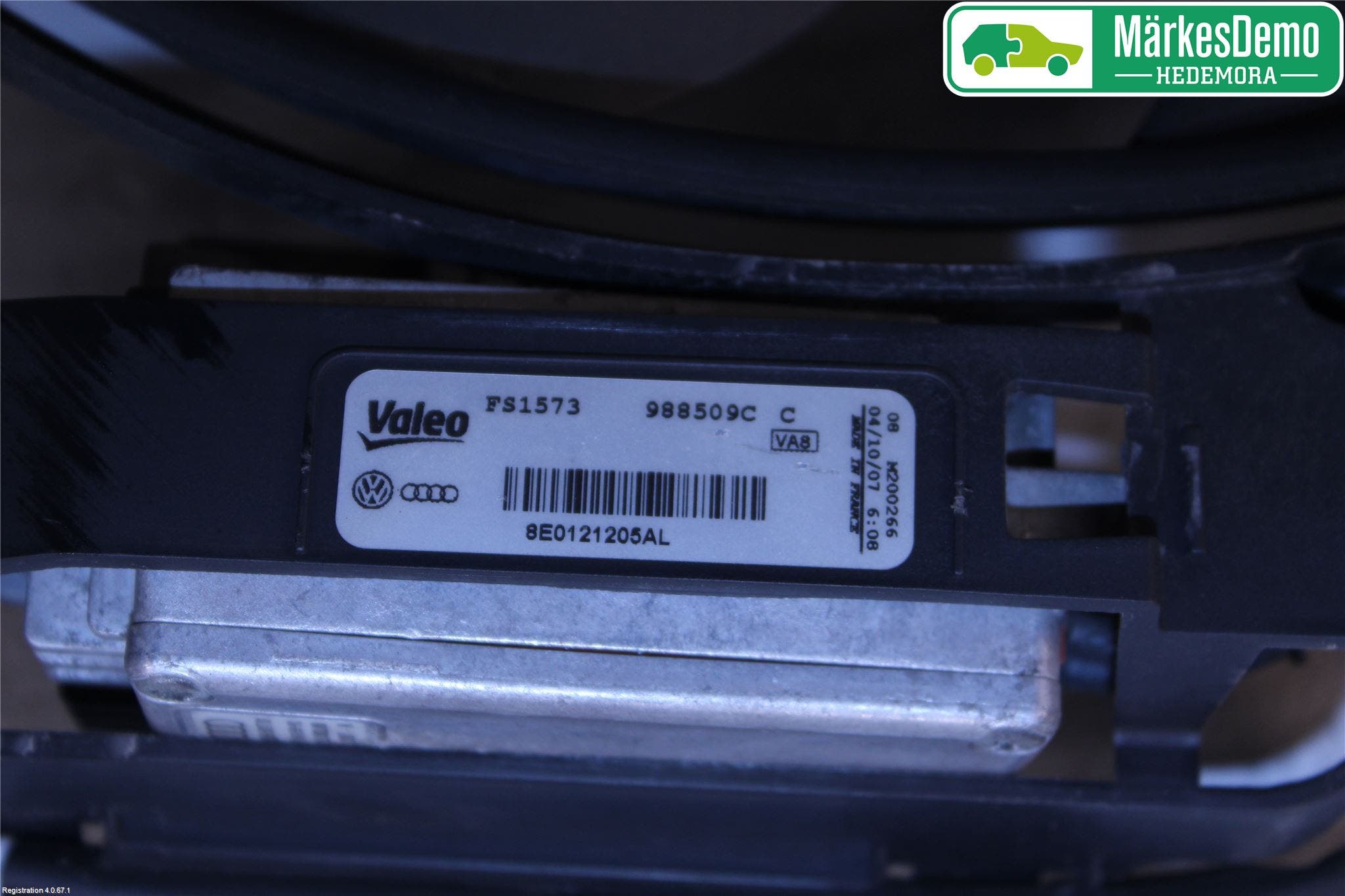 Audi A4/S4 05-07 Kylfläkt El