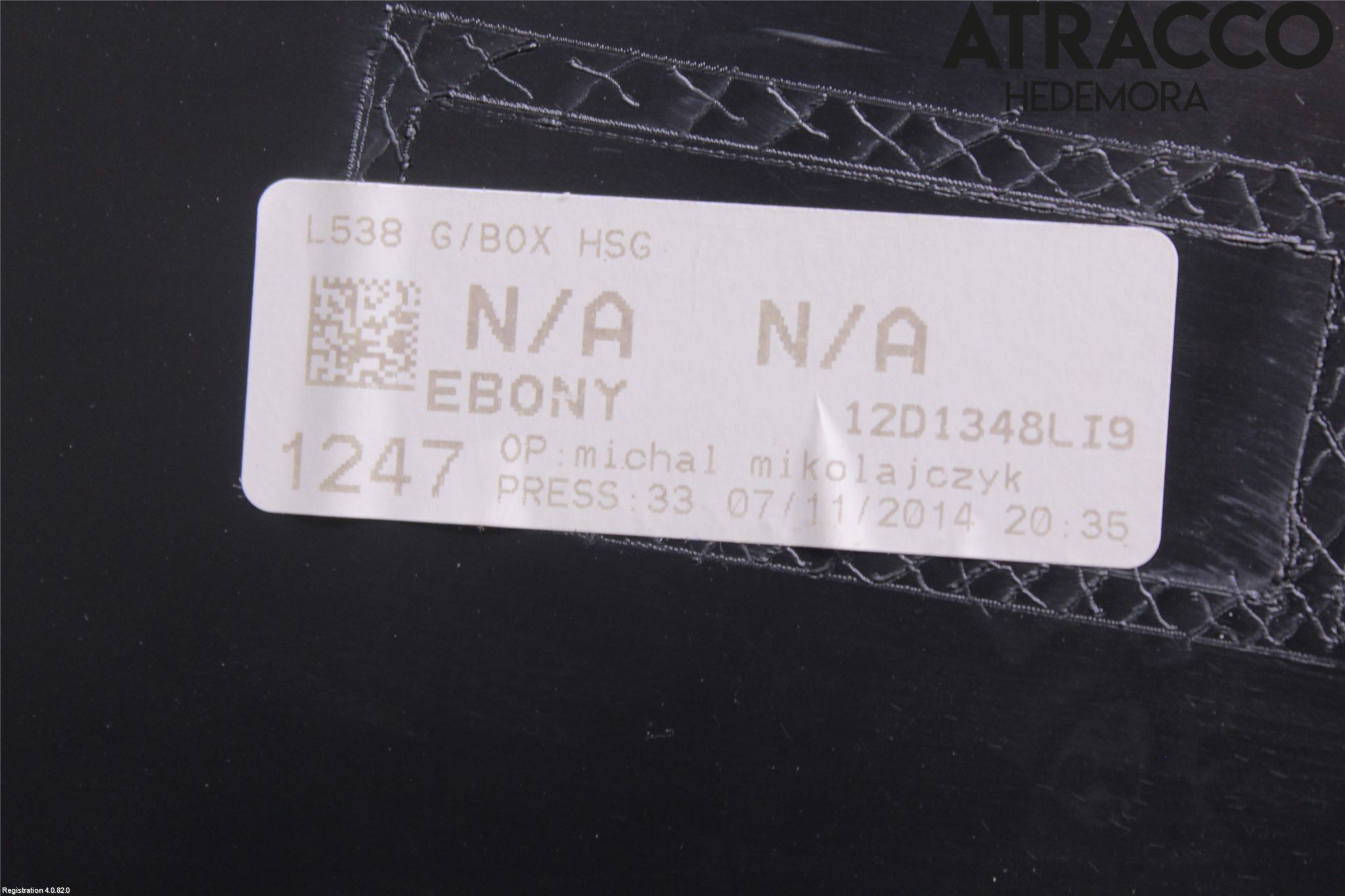 Landrover LAND ROVER RANGE ROVER EVOQUE (L538) 11-18 Handskfack