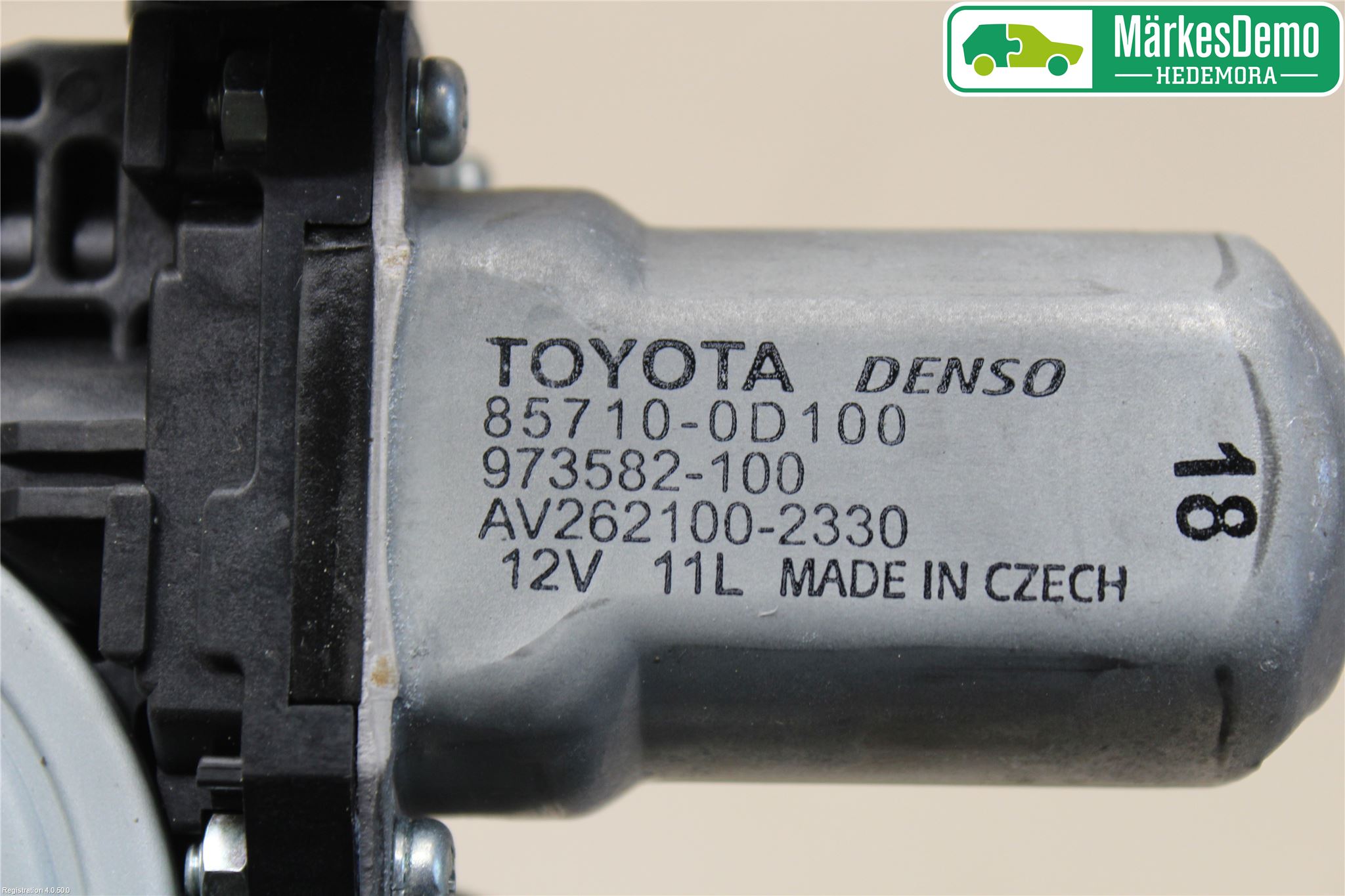 Toyota YARIS XP90 06-11 Fönsterhiss El Kompl