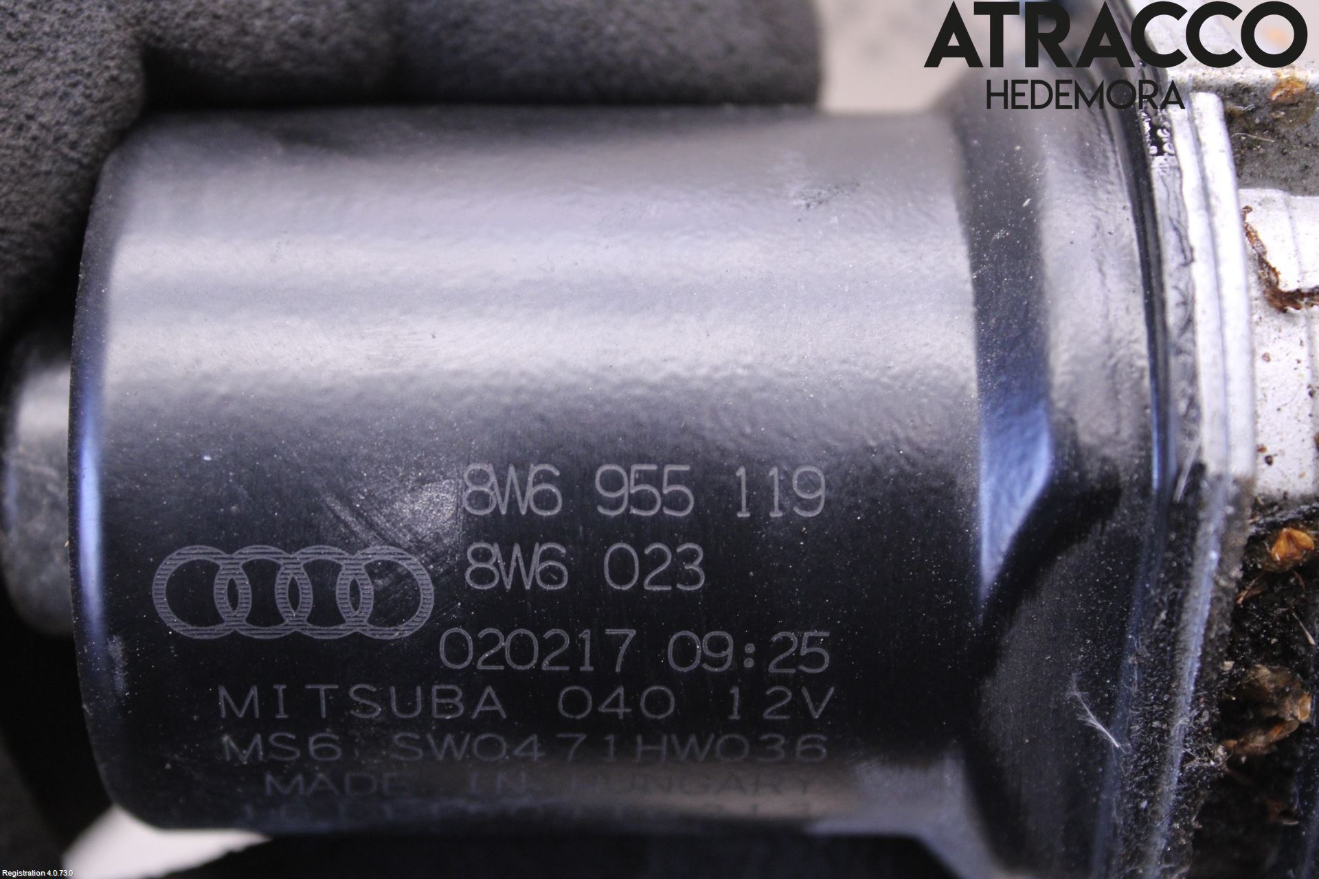 Audi A5 17- Torkarmotor Vindruta