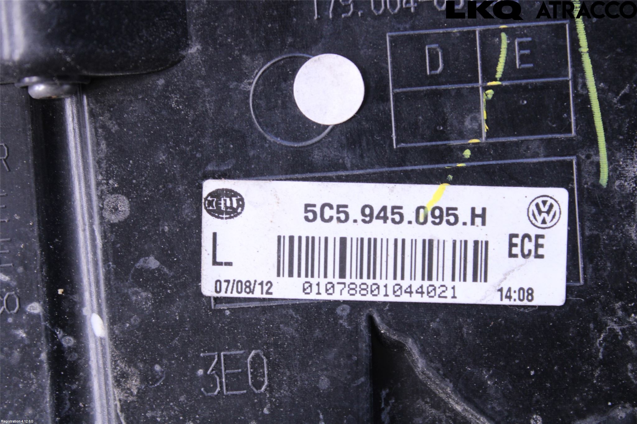 Volkswagen VW BEETLE 12- Bakljus Vänster