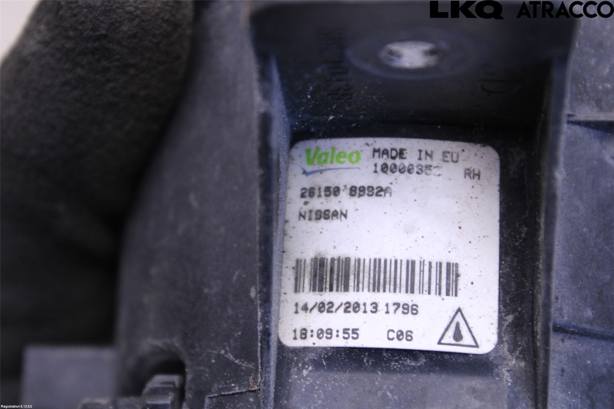 Nissan QASHQAI+2  10-14 Dimljus-Varselljus Fram