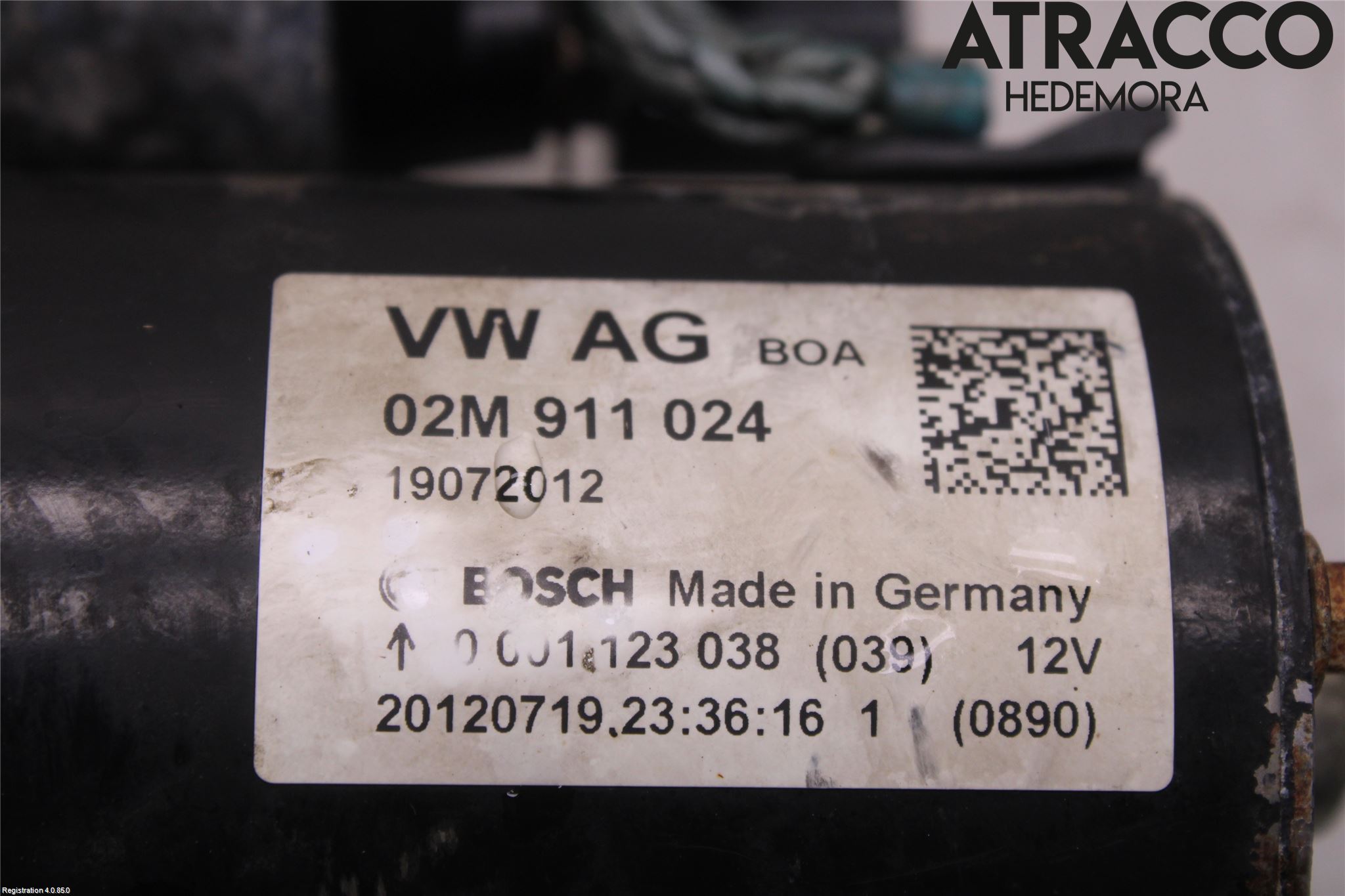 Volkswagen VW GOLF VI 09-13 Startmotor Diesel