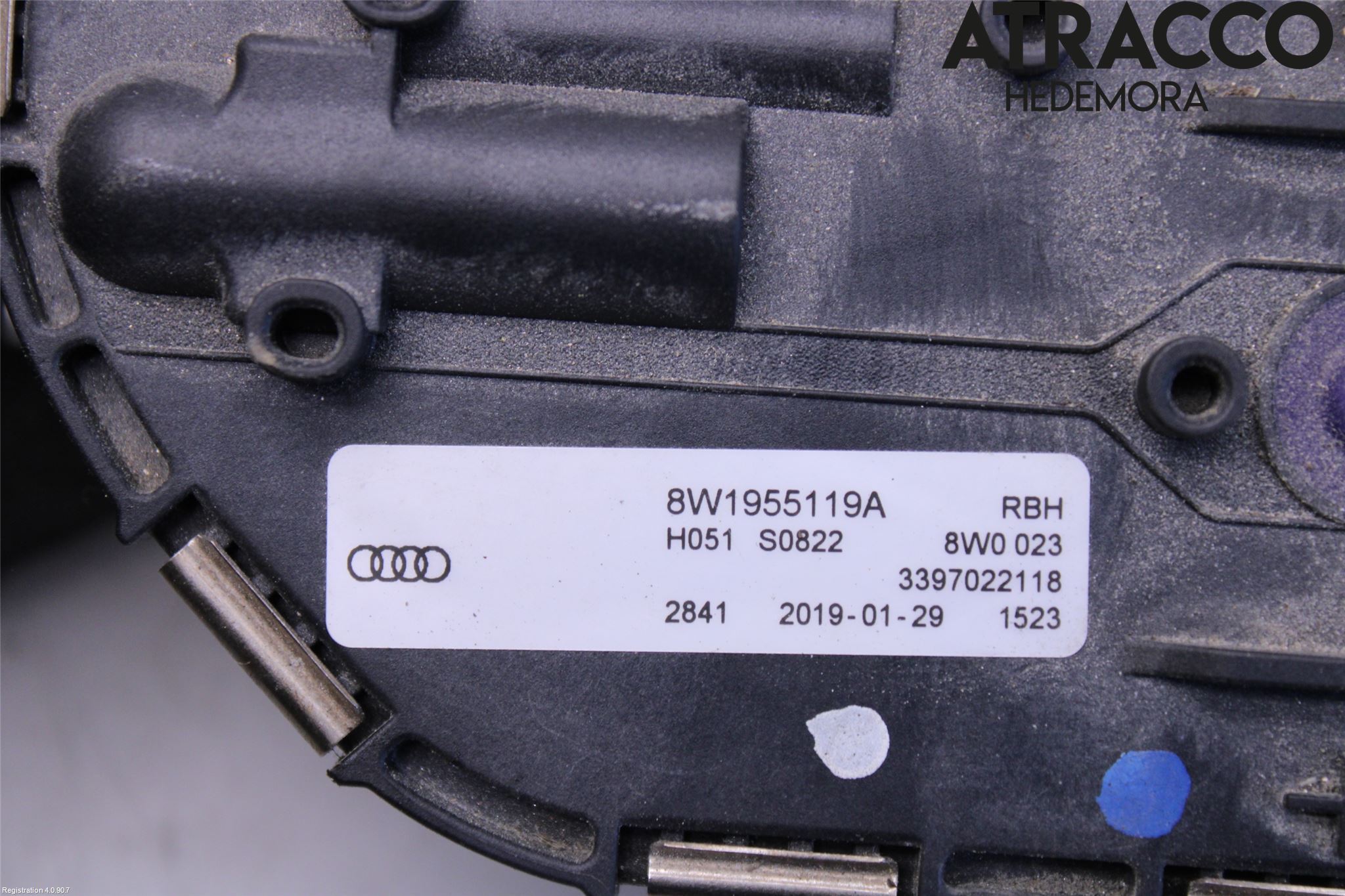 Audi A4/S4 B9 20- Torkarmotor Vindruta