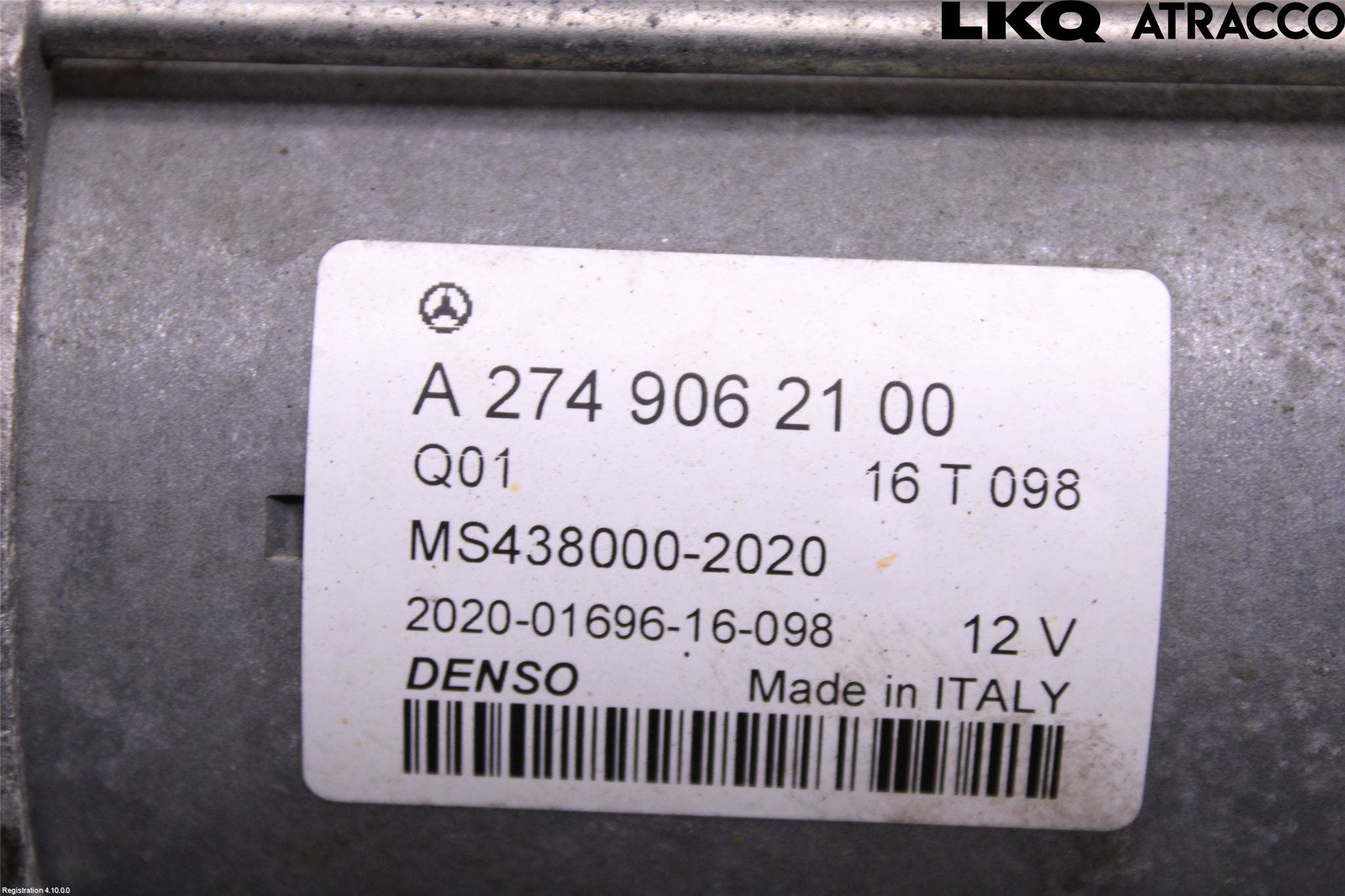 Mercedes-Benz MB C-KLASS (W205) 14-21 Startmotor