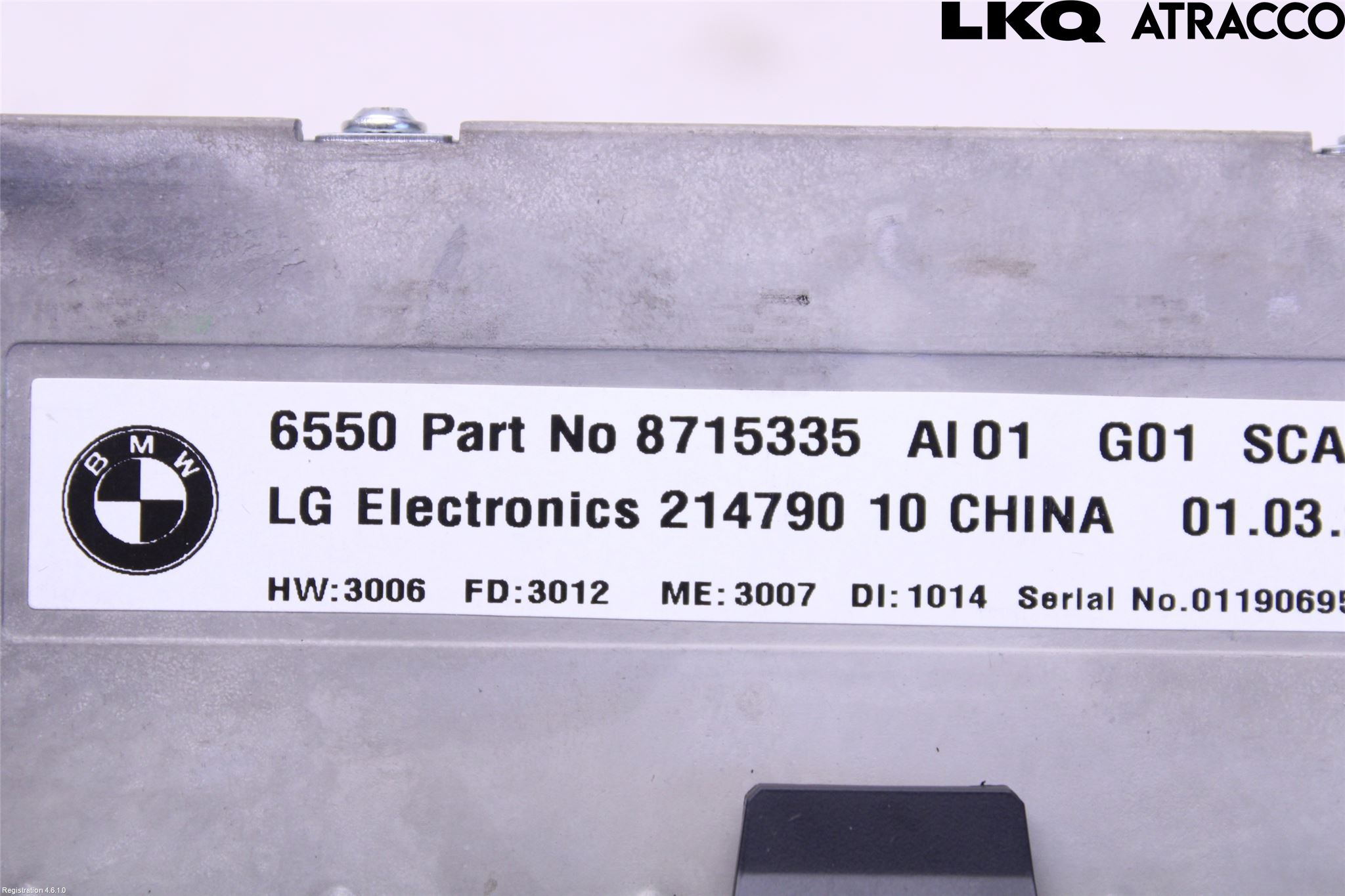 BMW X3 G01 18- Cd Radio - Multimediapanel