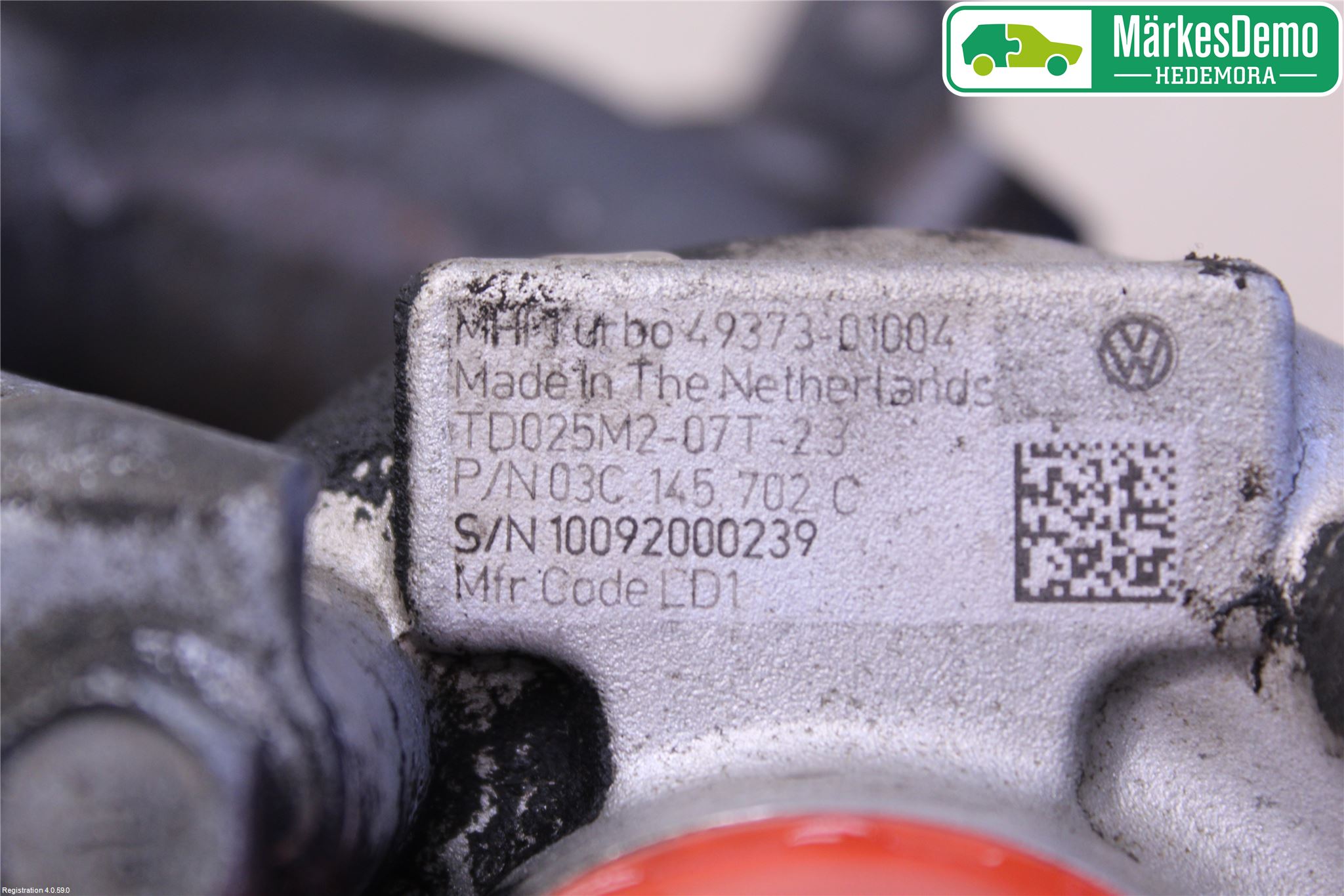 Volkswagen VW GOLF VI 09-13 Turboaggregat