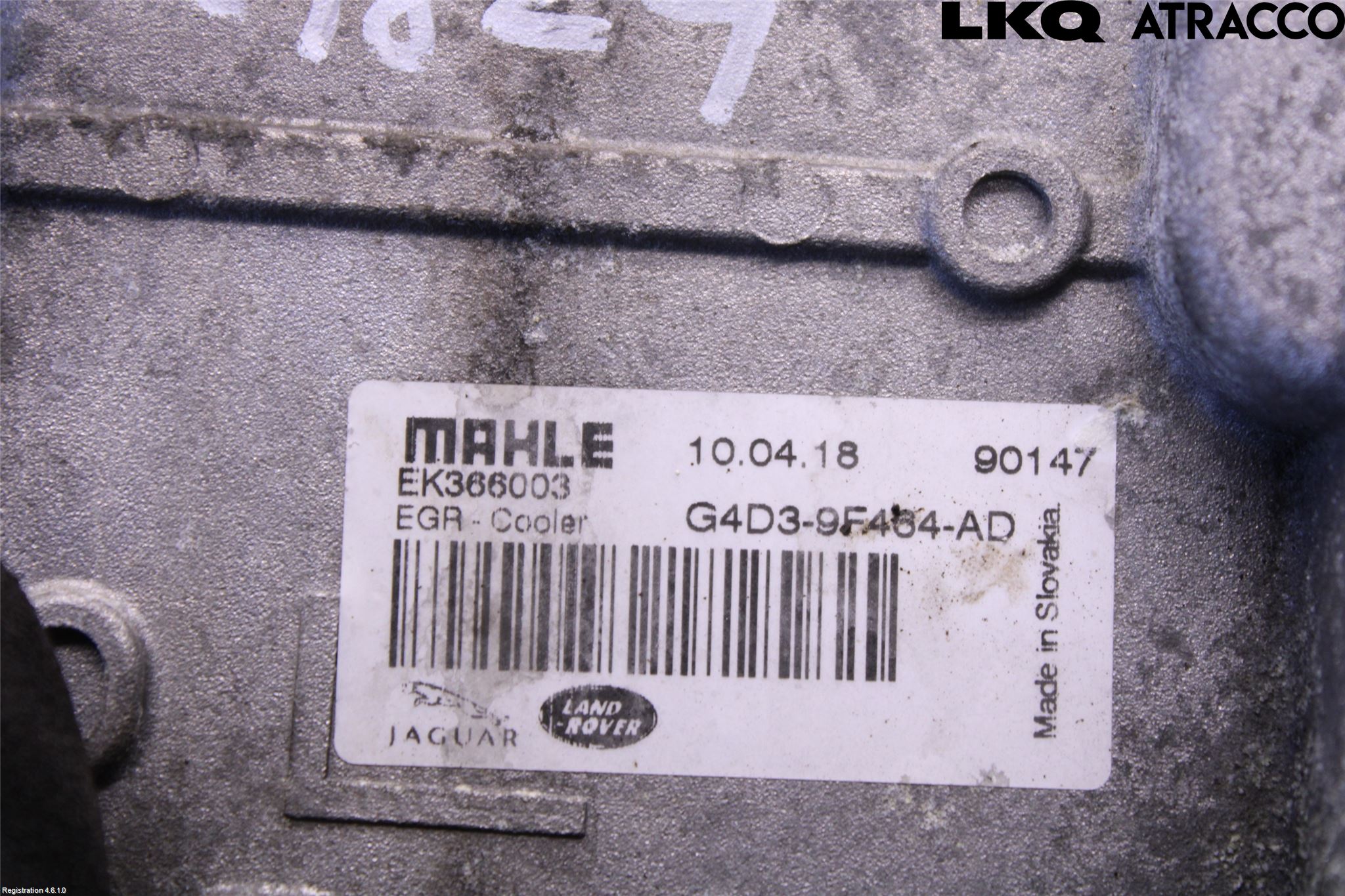 Landrover RANGE ROVER VELAR (L560) 17- Avgaskylare