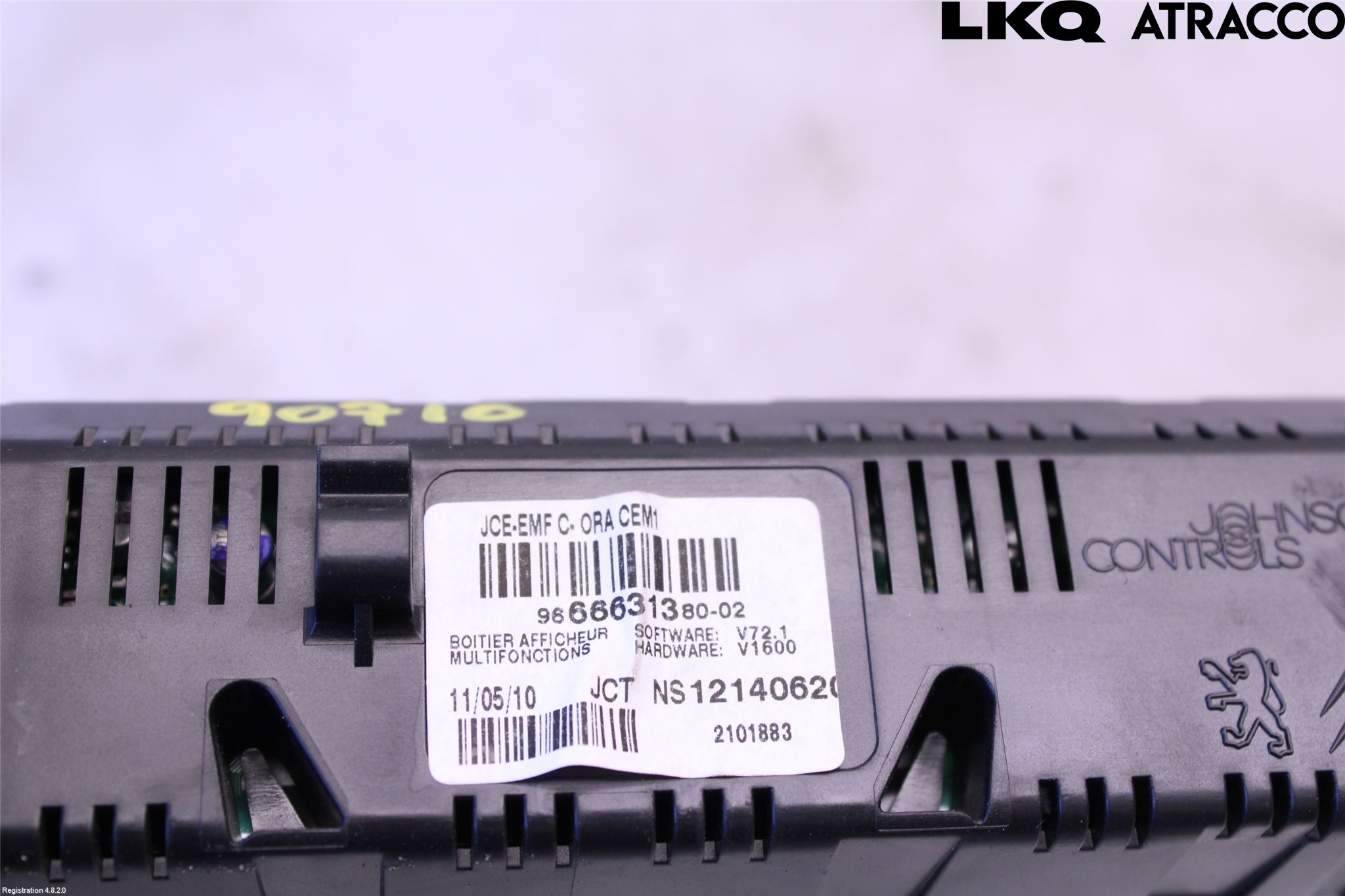 Peugeot RCZ Kontrolldisplay