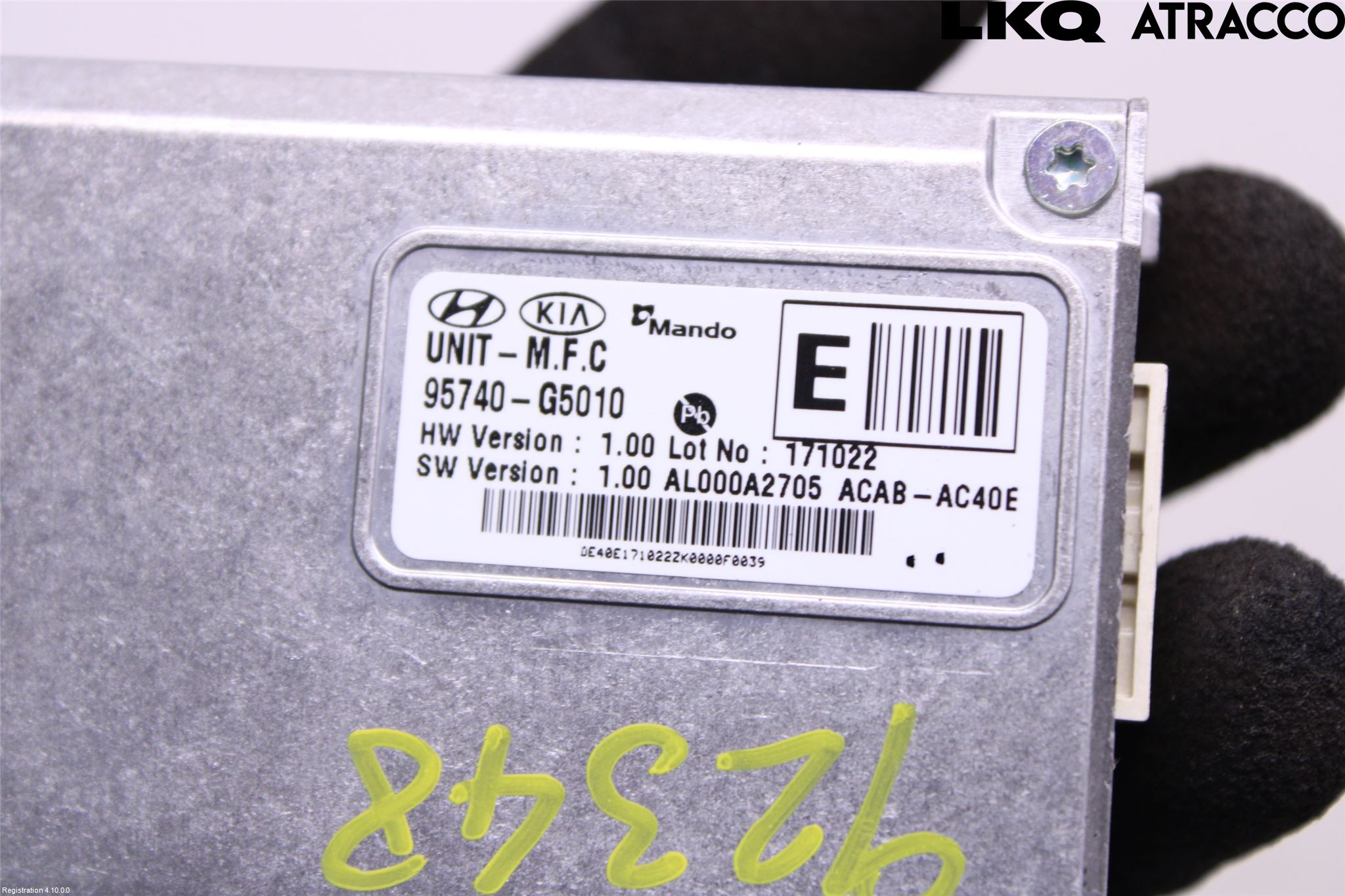 Kia NIRO (DE) 17-22 Parkeringshjälp Kamera