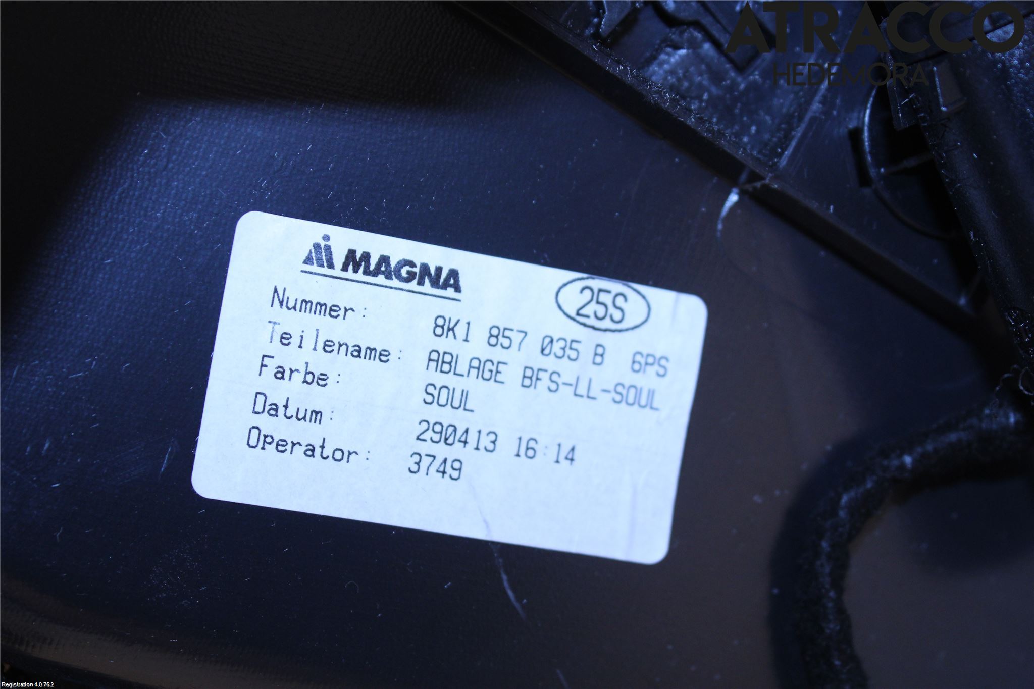 Audi A4 12-15 Handskfack