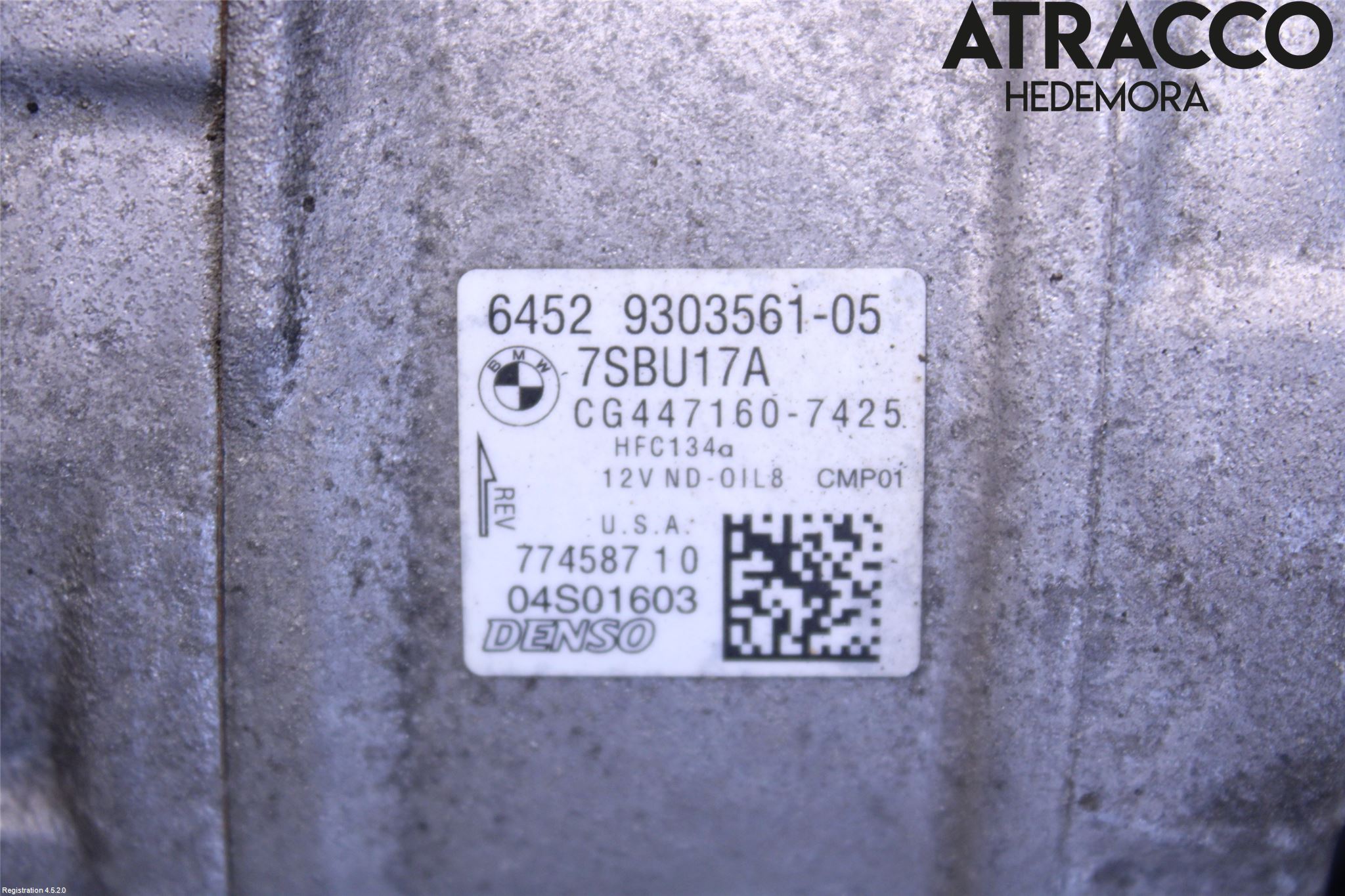 BMW X5 F15 13-18 Ac Kompressor