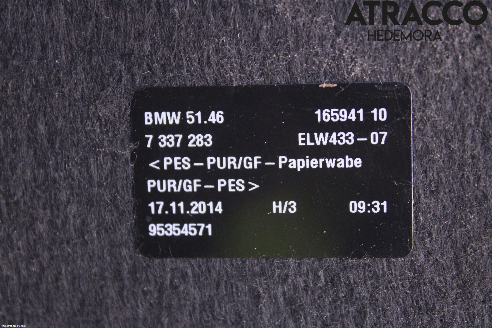 BMW 4 F32/F33/F82/F83 13-20 Hatthylla